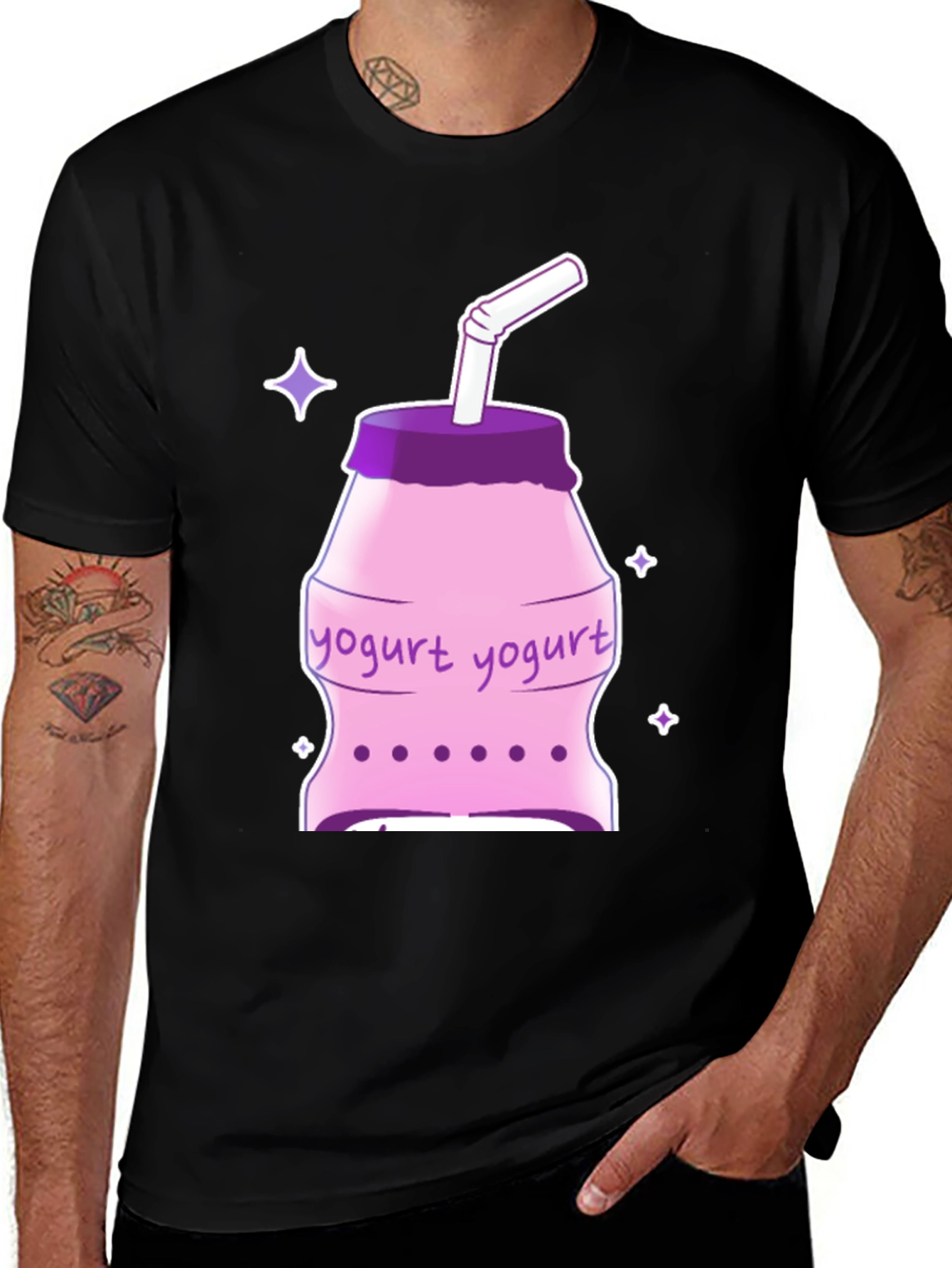 Variant 25 of Yogurt Drink T-Shirt - Kawaii Style