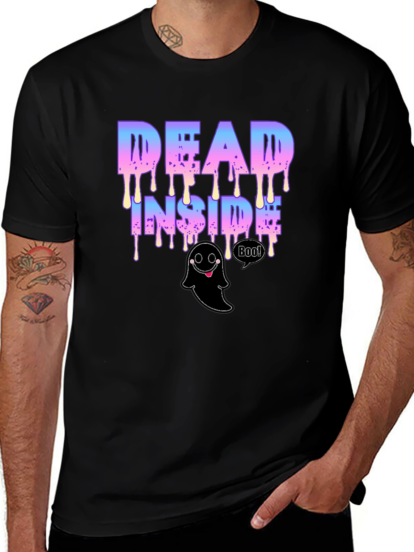 Variant 30 of Dead Inside Ghost Graphic T-Shirt