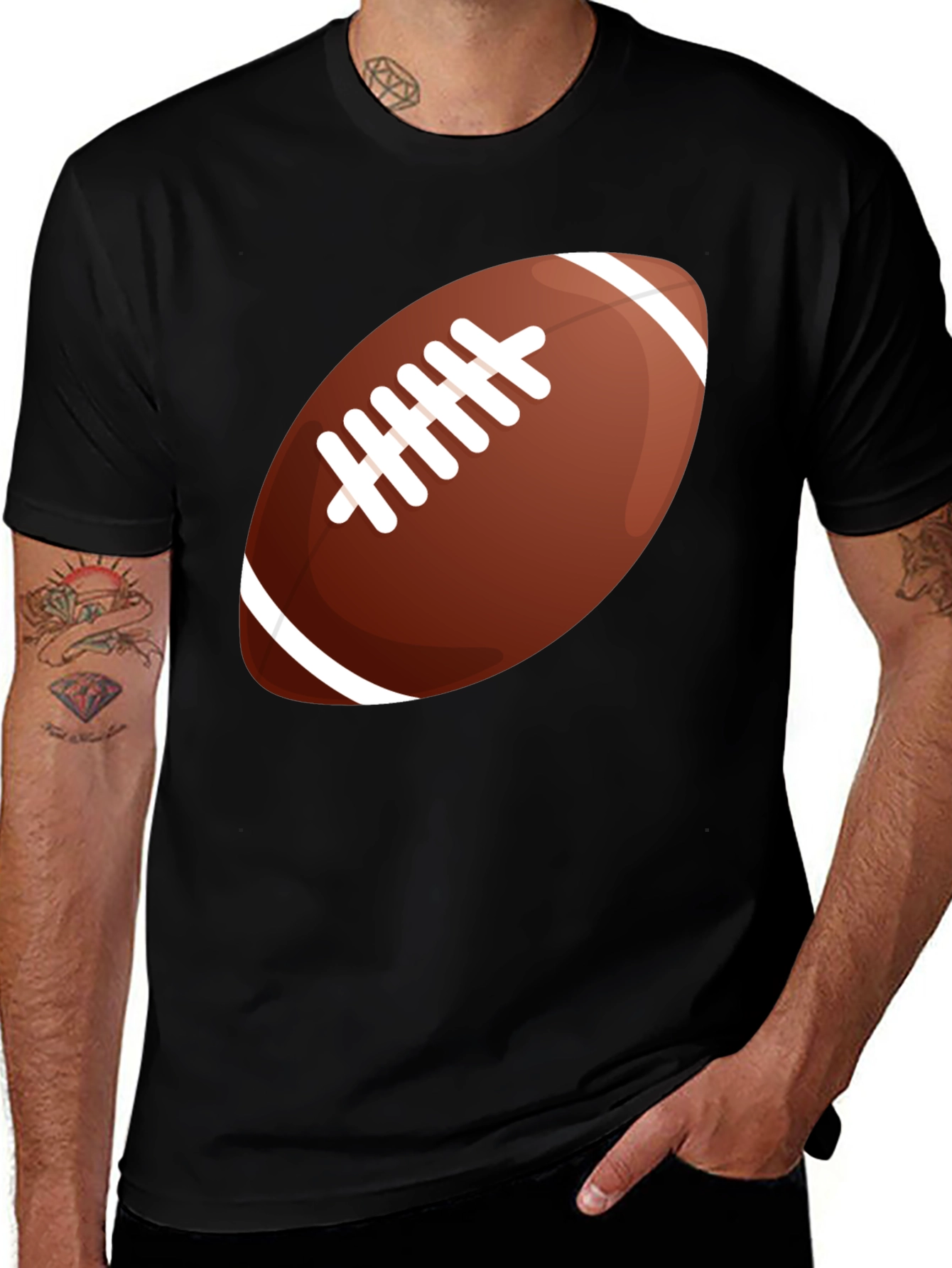 Variant 12 of Football Graphic Tee - Stylish & Comfortable