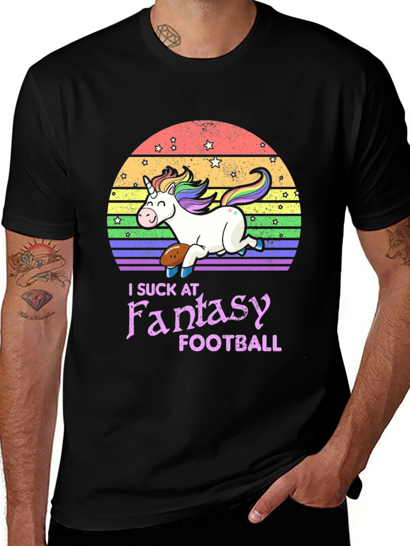 Variant 28 of Unicorn Fantasy Football T-Shirt