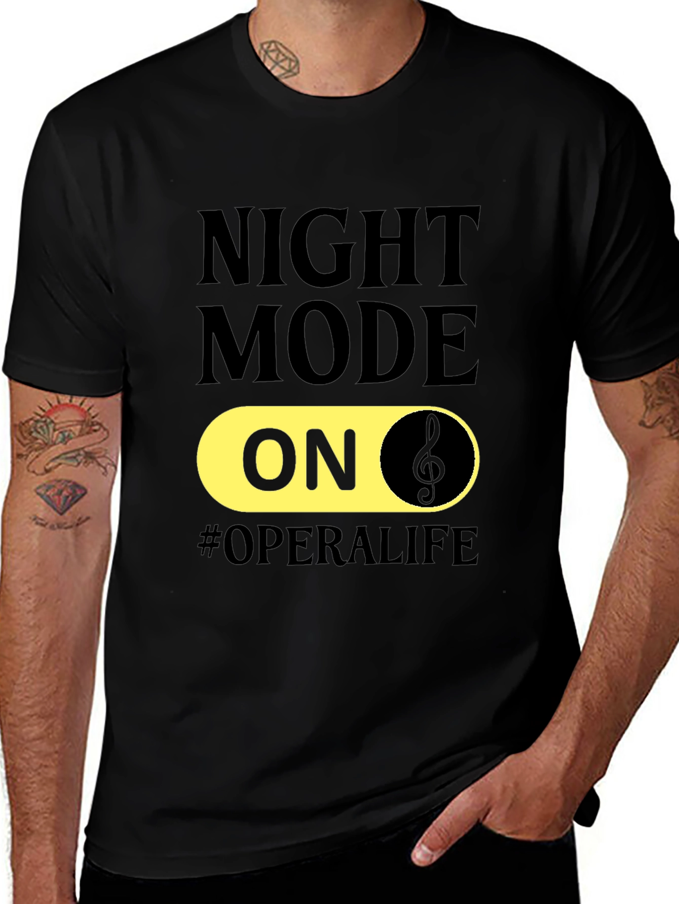 Variant 17 of Night Mode On Opera Life T-Shirt