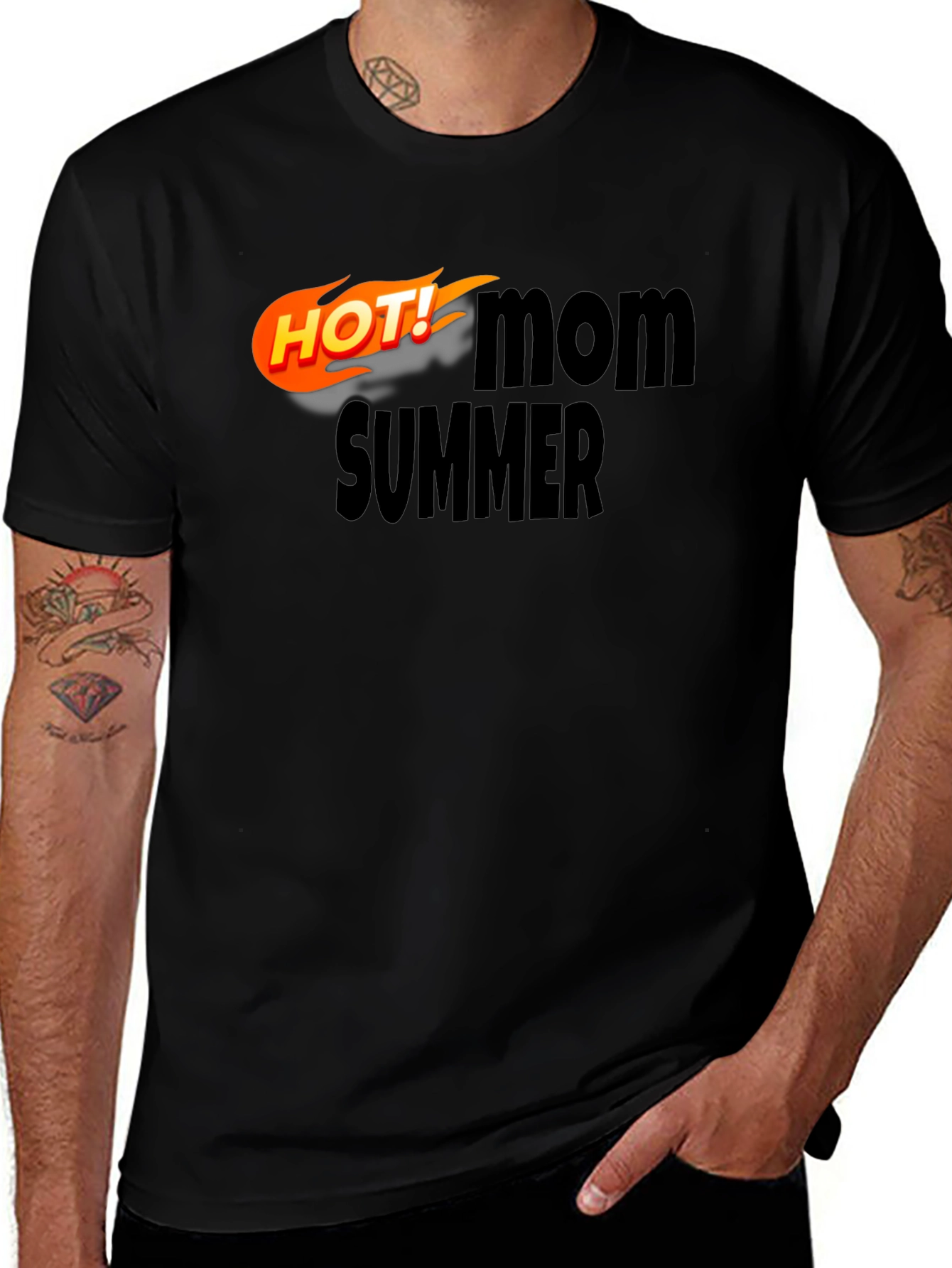 Variant 22 of Hot Mom Summer Graphic T-Shirt