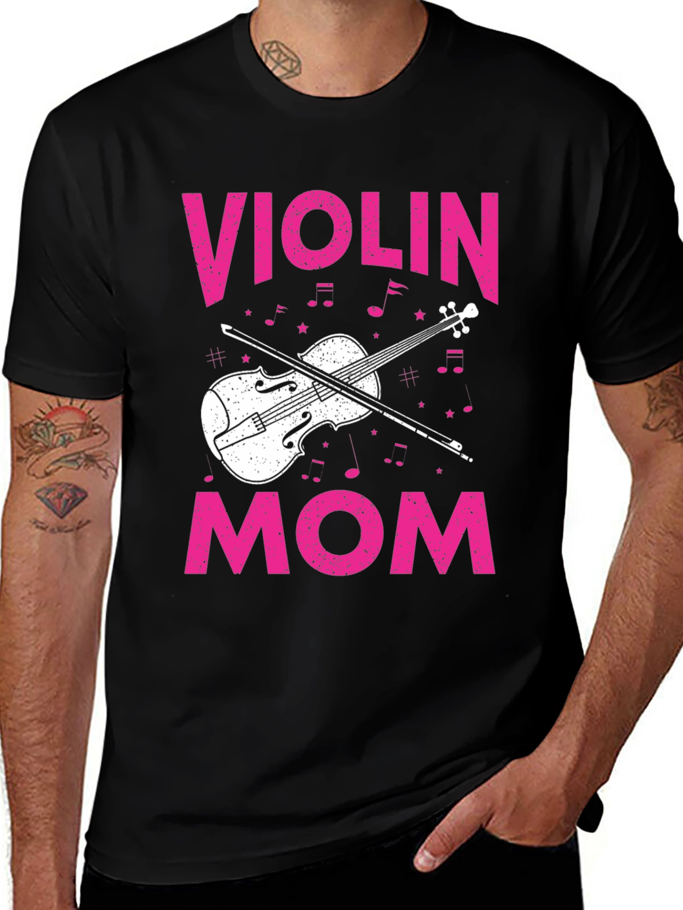 Variant 11 of Violin Mom Graphic T-Shirt
