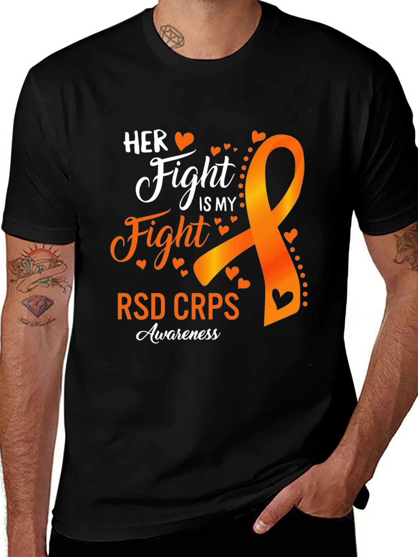 RSD CRPS Awareness T-Shirt - Her Fight Is My Fight