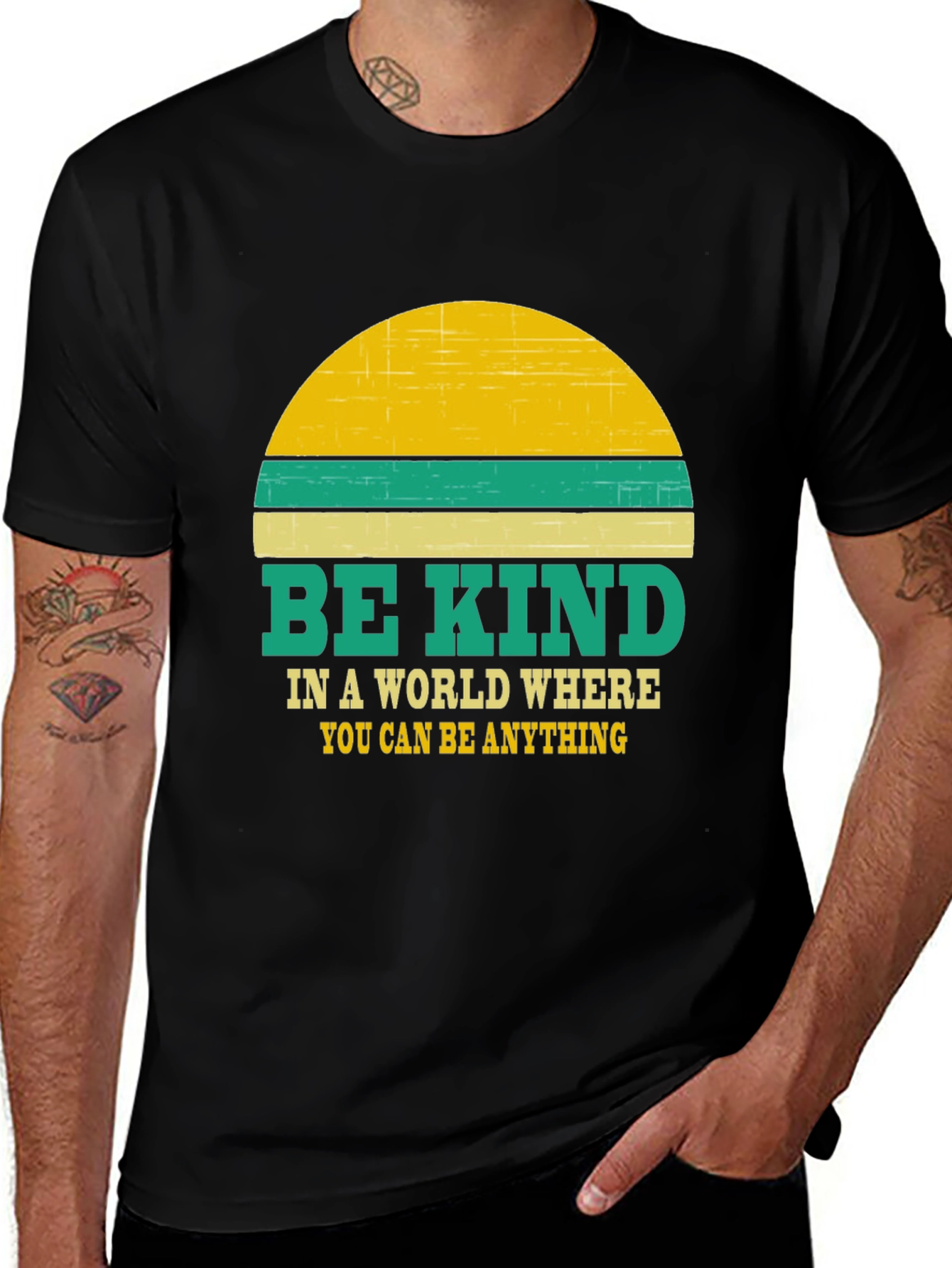 Be Kind Graphic Tee - Unisex Retro Style T-Shirt