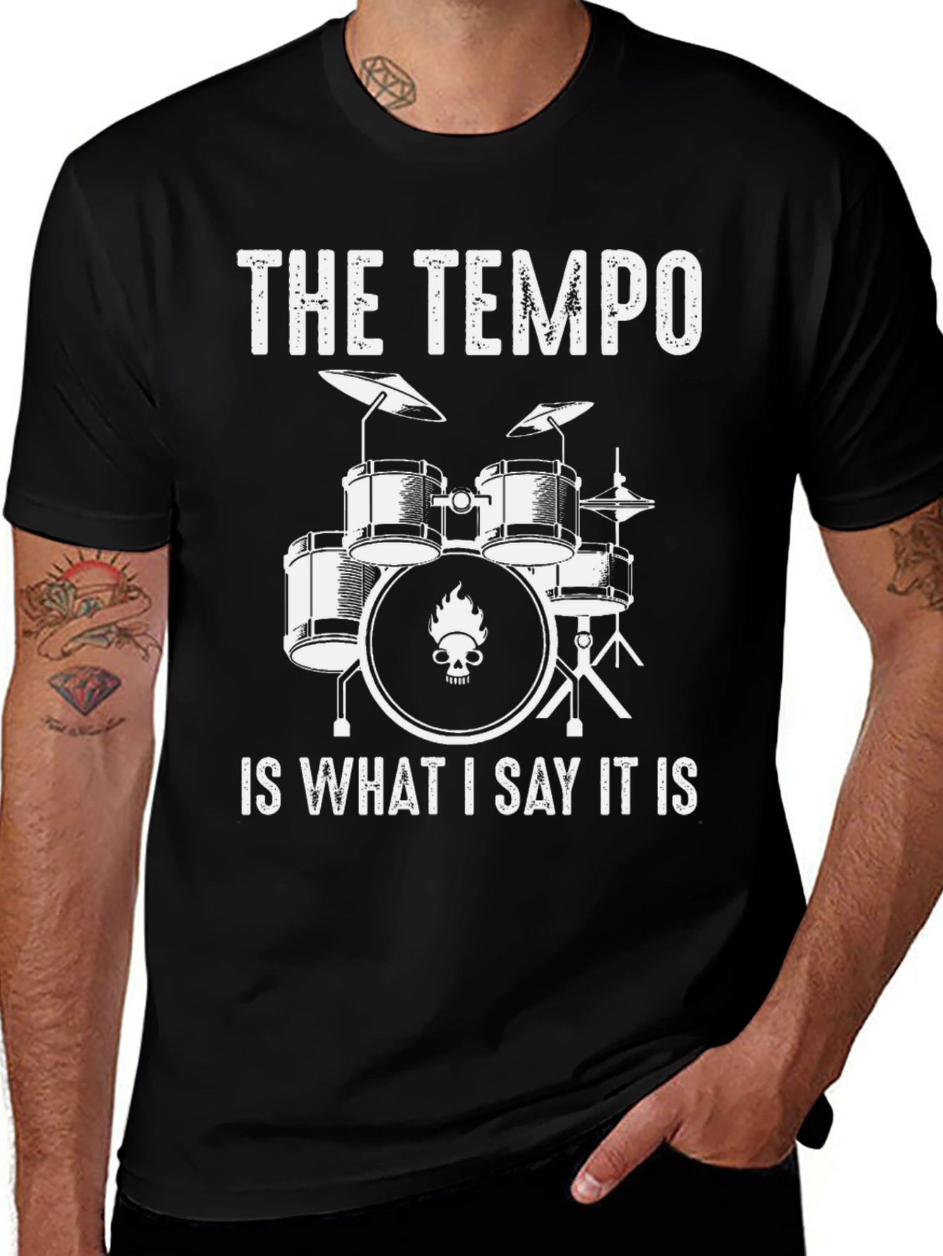 Variant 26 of The Tempo Drummer Graphic T-Shirt