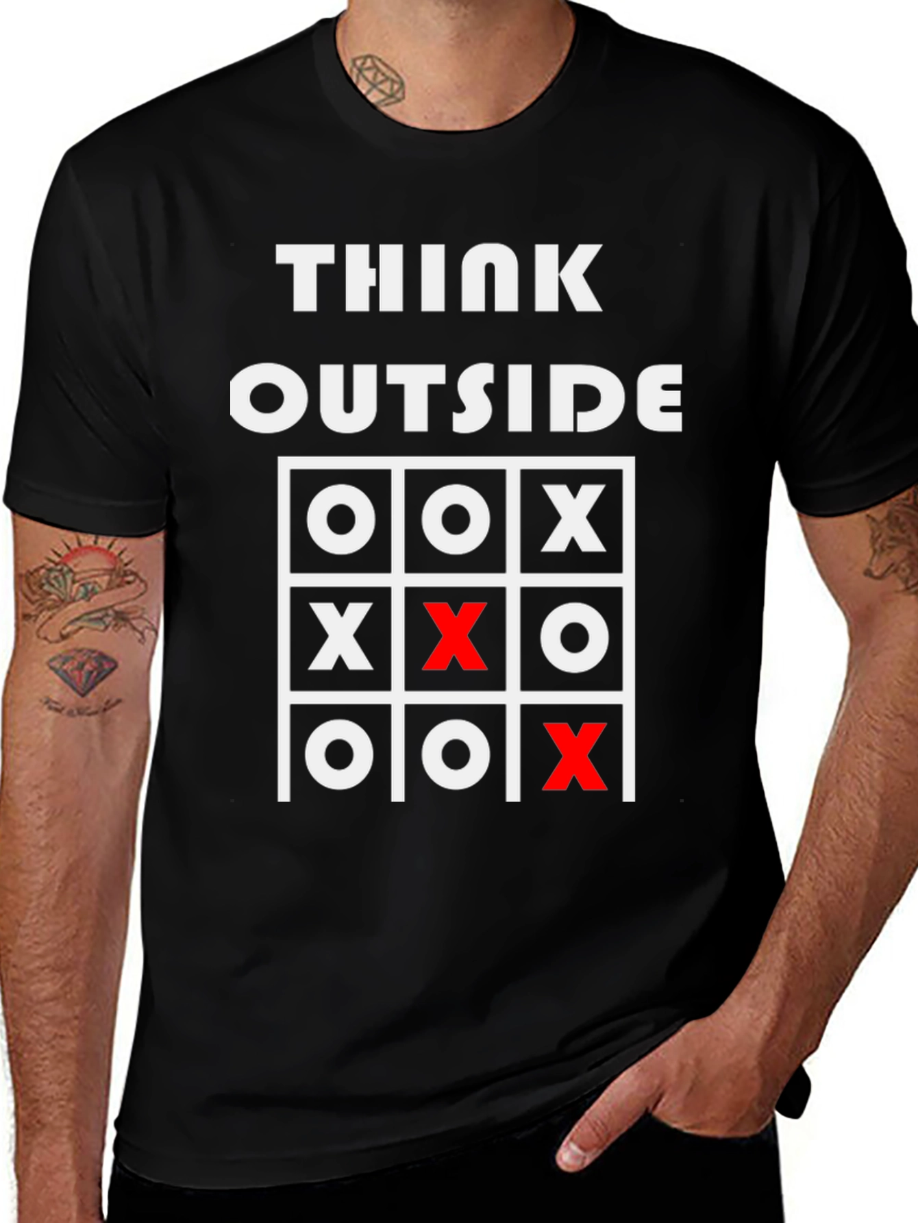 Think Outside T-Shirt Tic-Tac-Toe Game