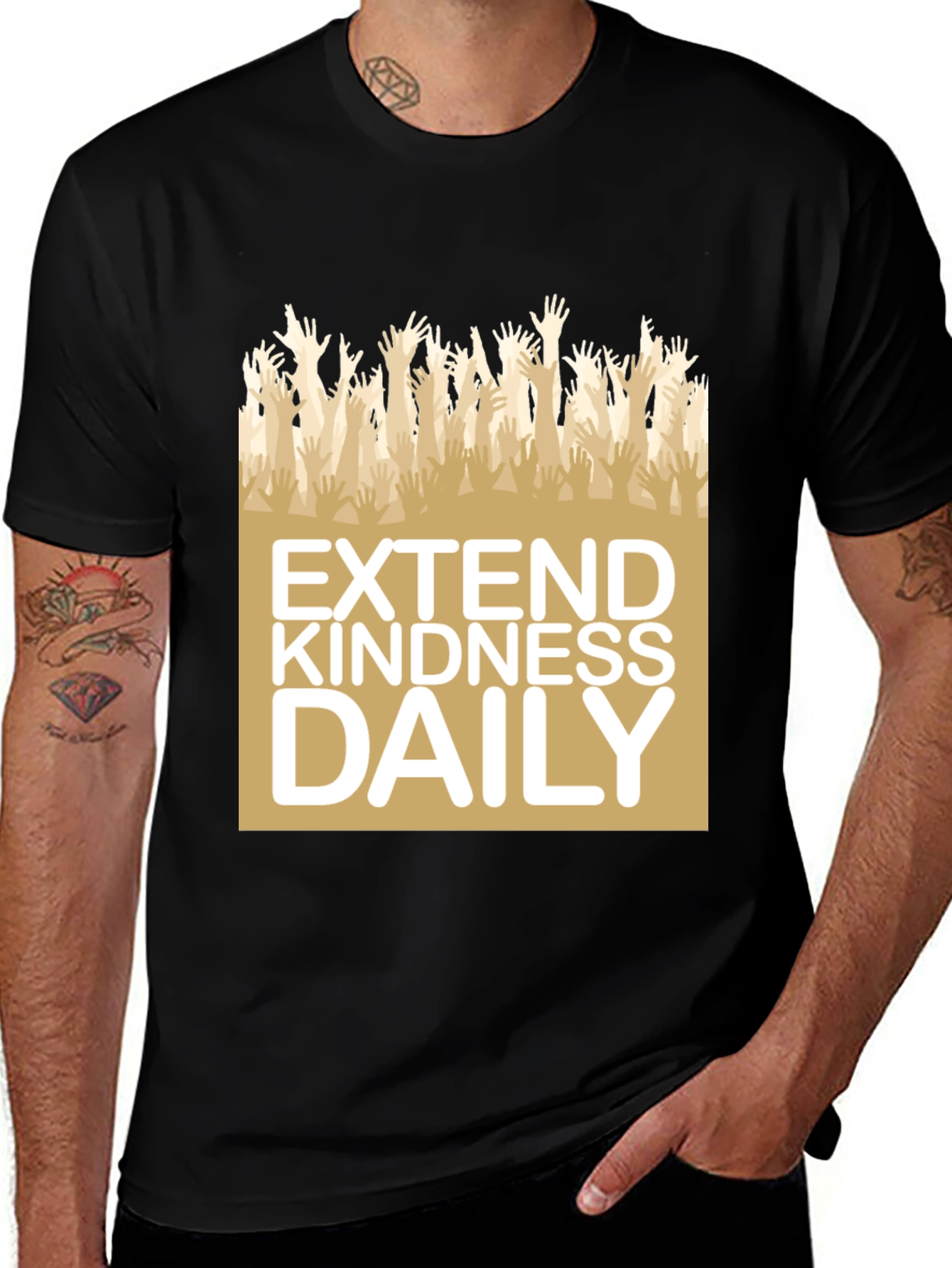 Variant 12 of Extend Kindness Daily Graphic T-Shirt