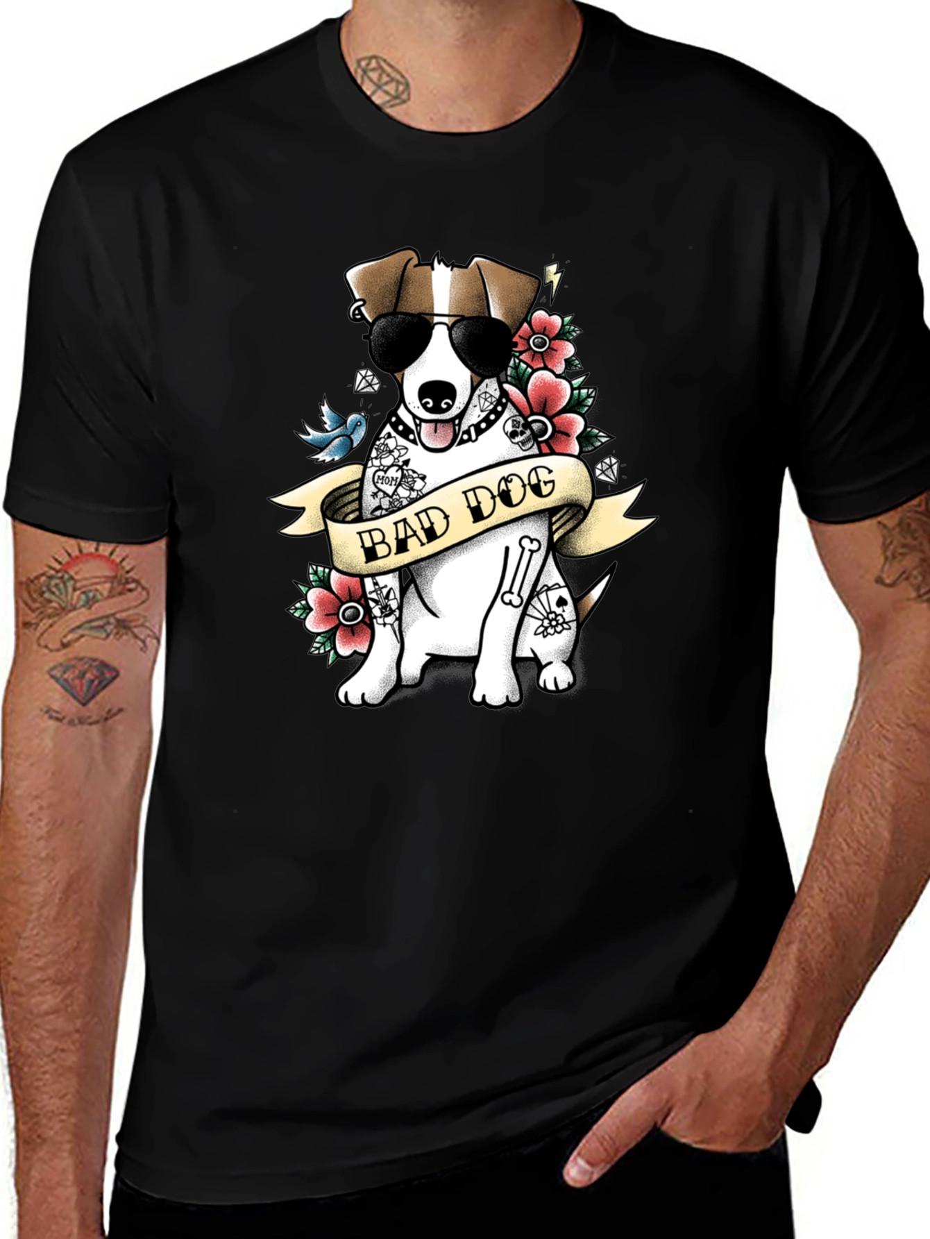 Bad Dog T-Shirt: Cool Canine Graphic Tee