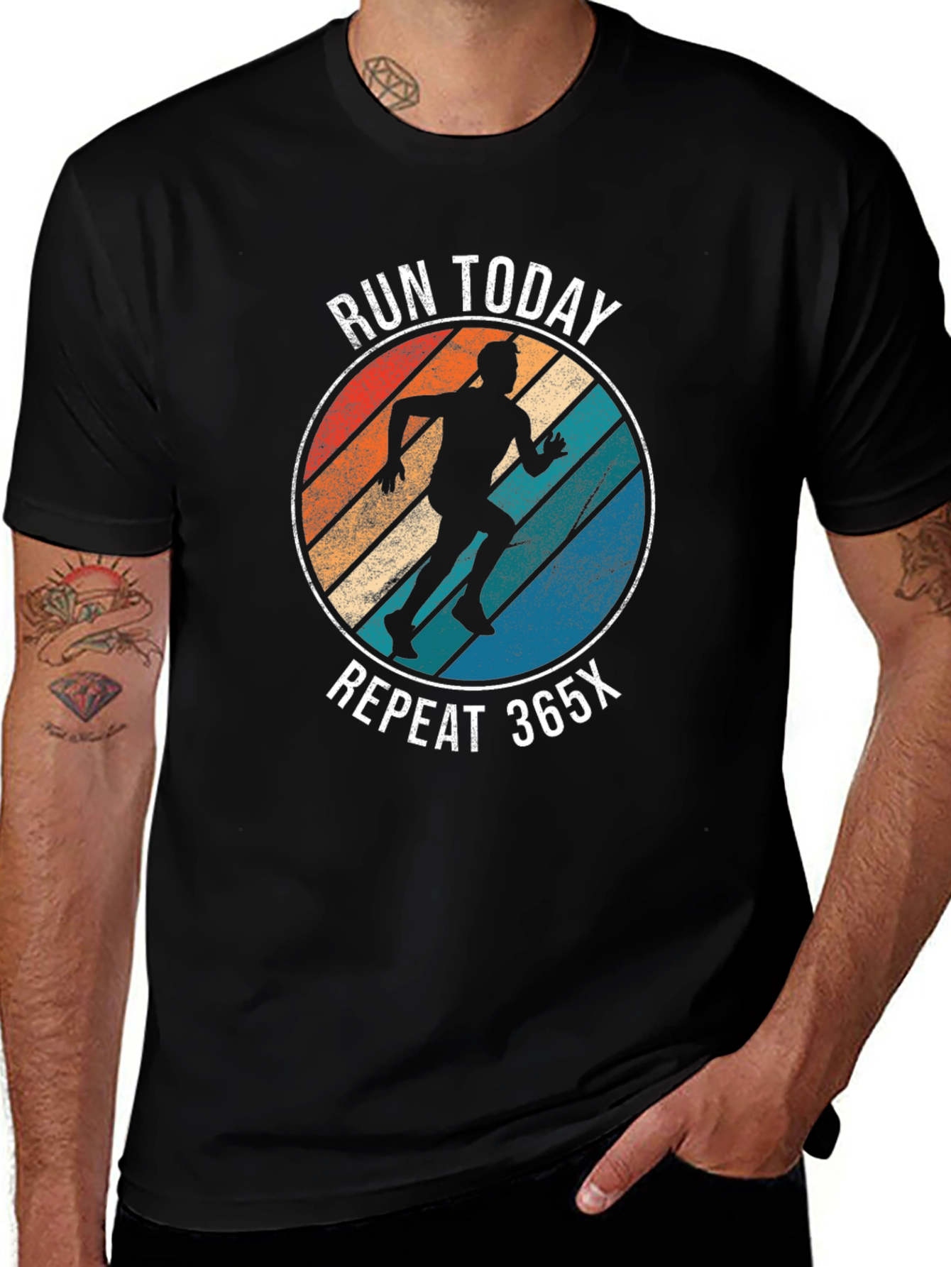 Variant 4 of Run Today Repeat 365x Graphic Tee