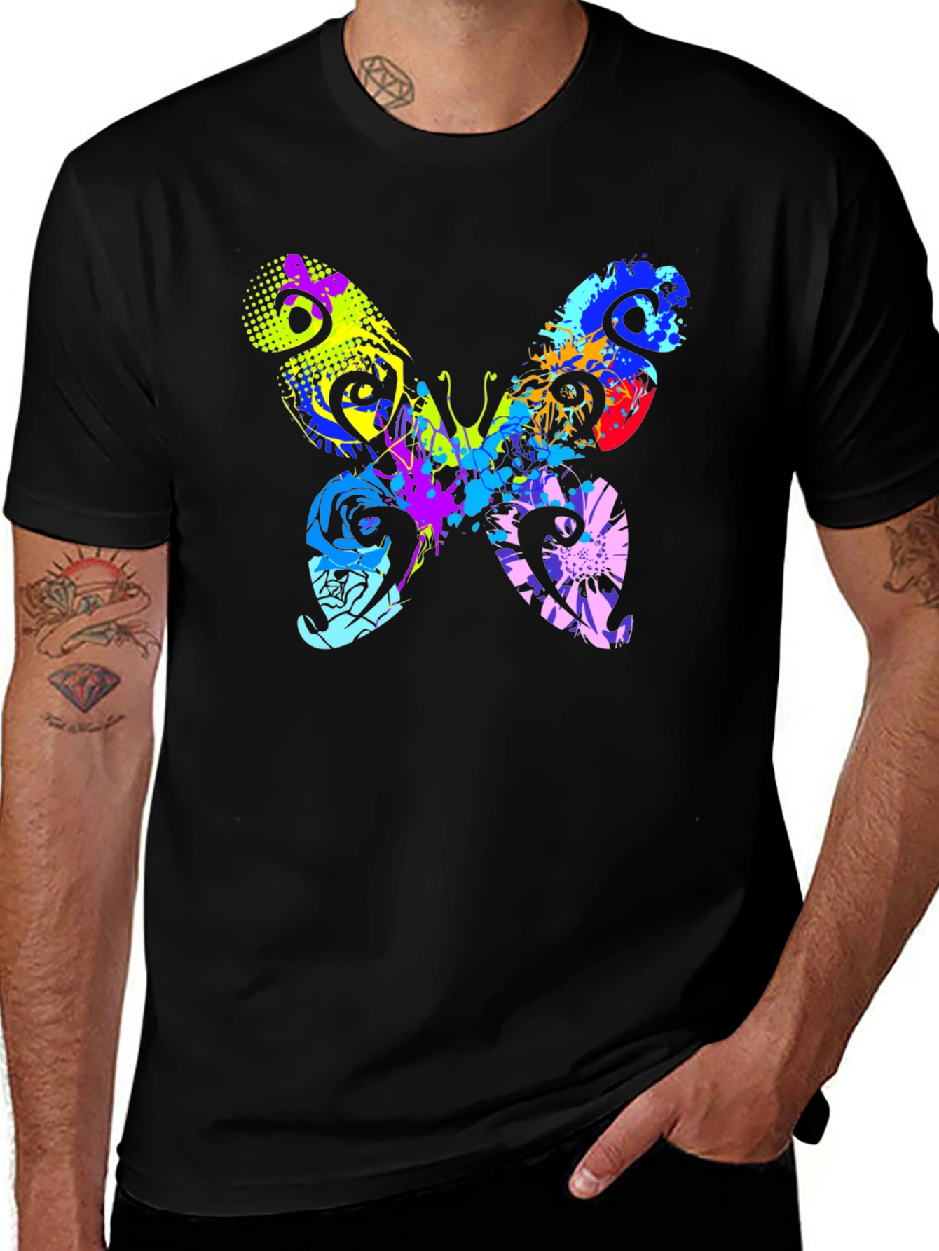 Variant 23 of Butterfly Splash Tee