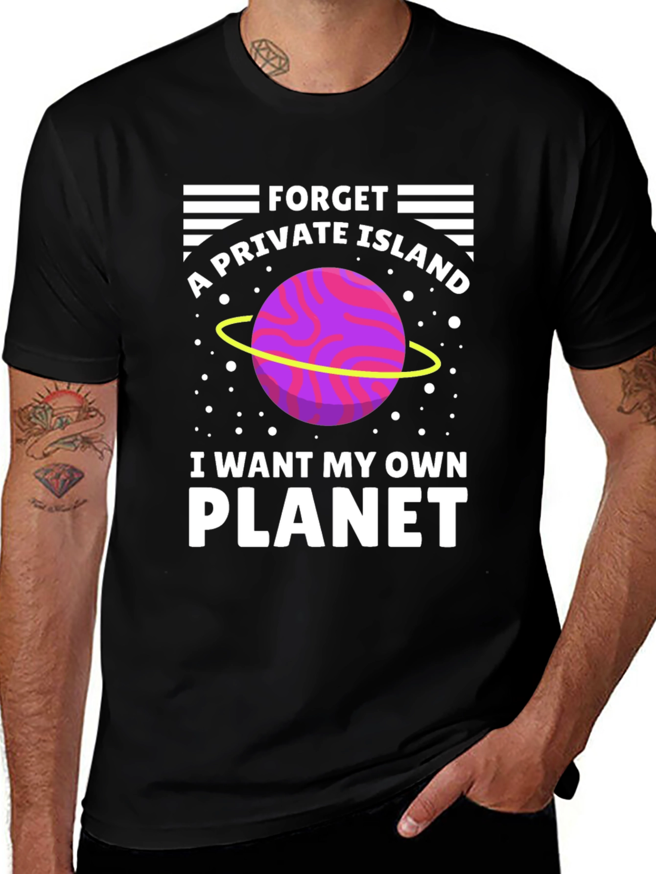 Variant 13 of Own Planet Graphic T-Shirt: Comfy Cotton, Fun Design