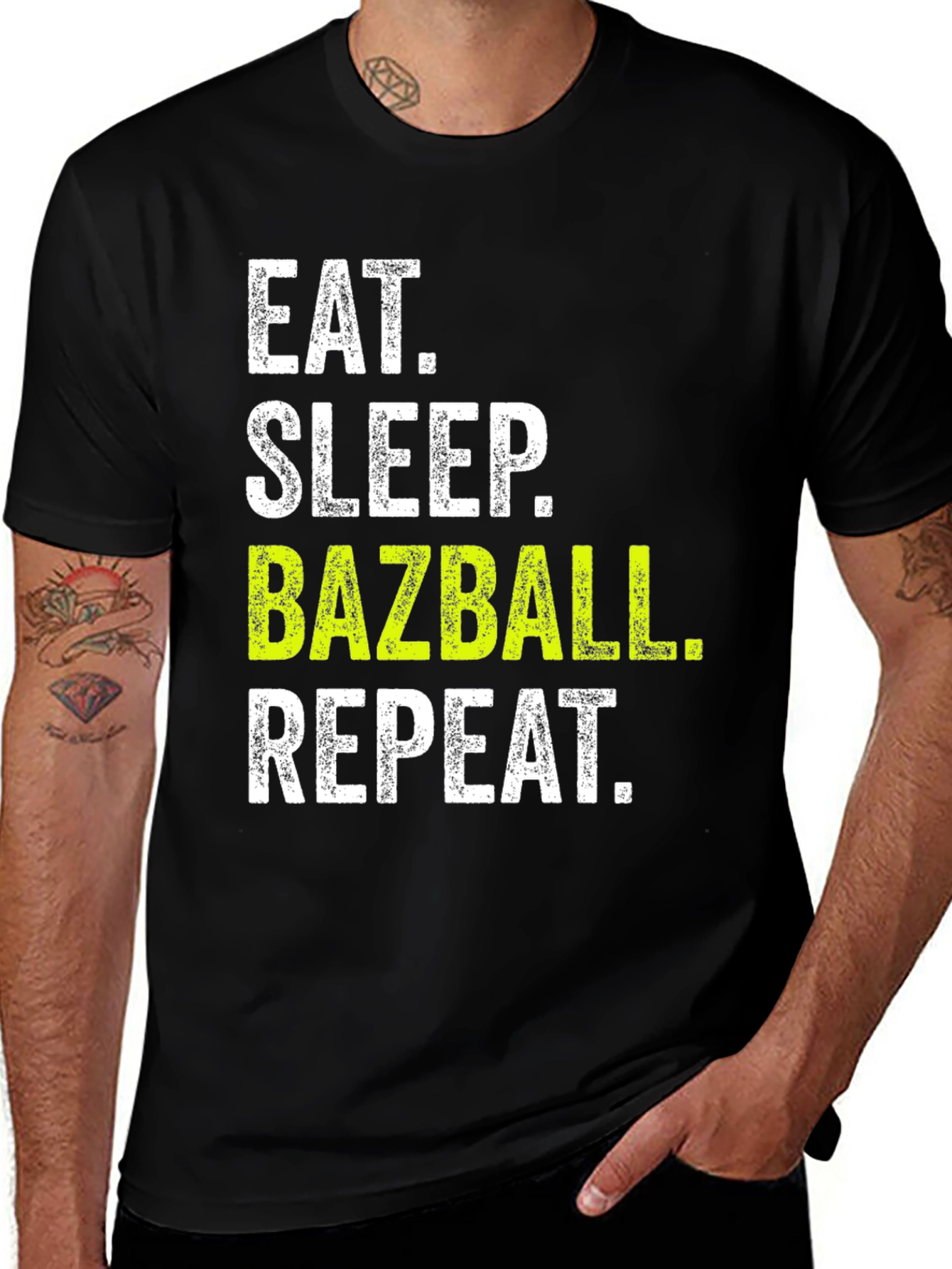 Eat Sleep Bazball Repeat T-Shirt
