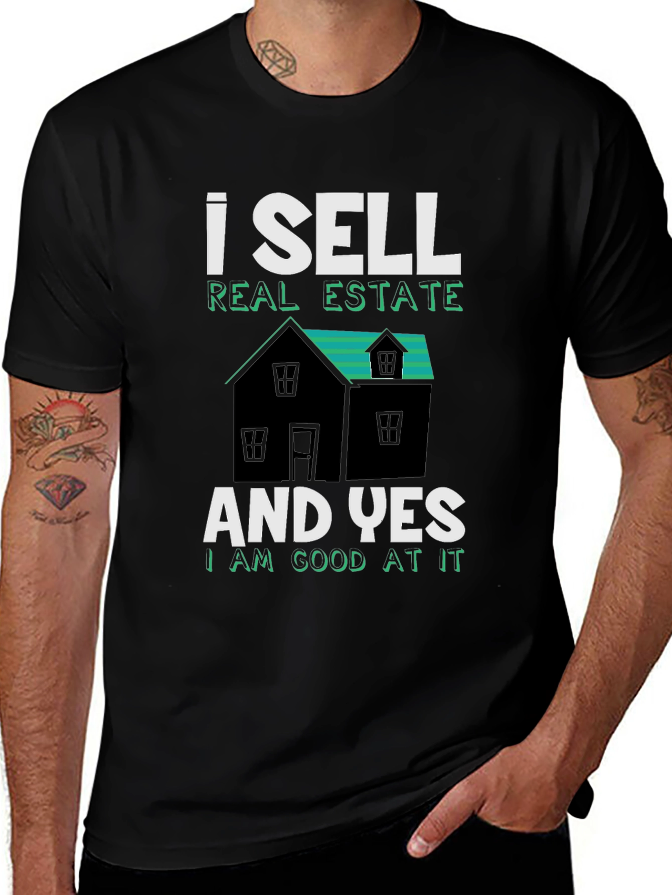 Variant 16 of I Sell Real Estate T-Shirt