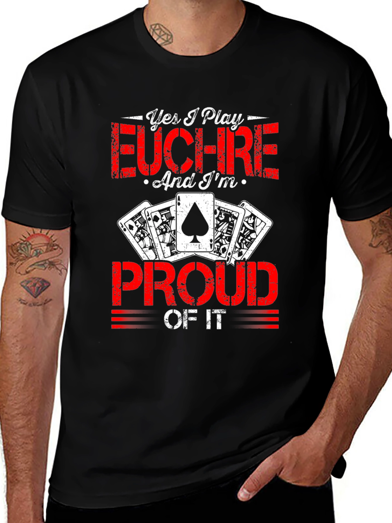 Yes I Play Euchre T-Shirt Card Game Tee