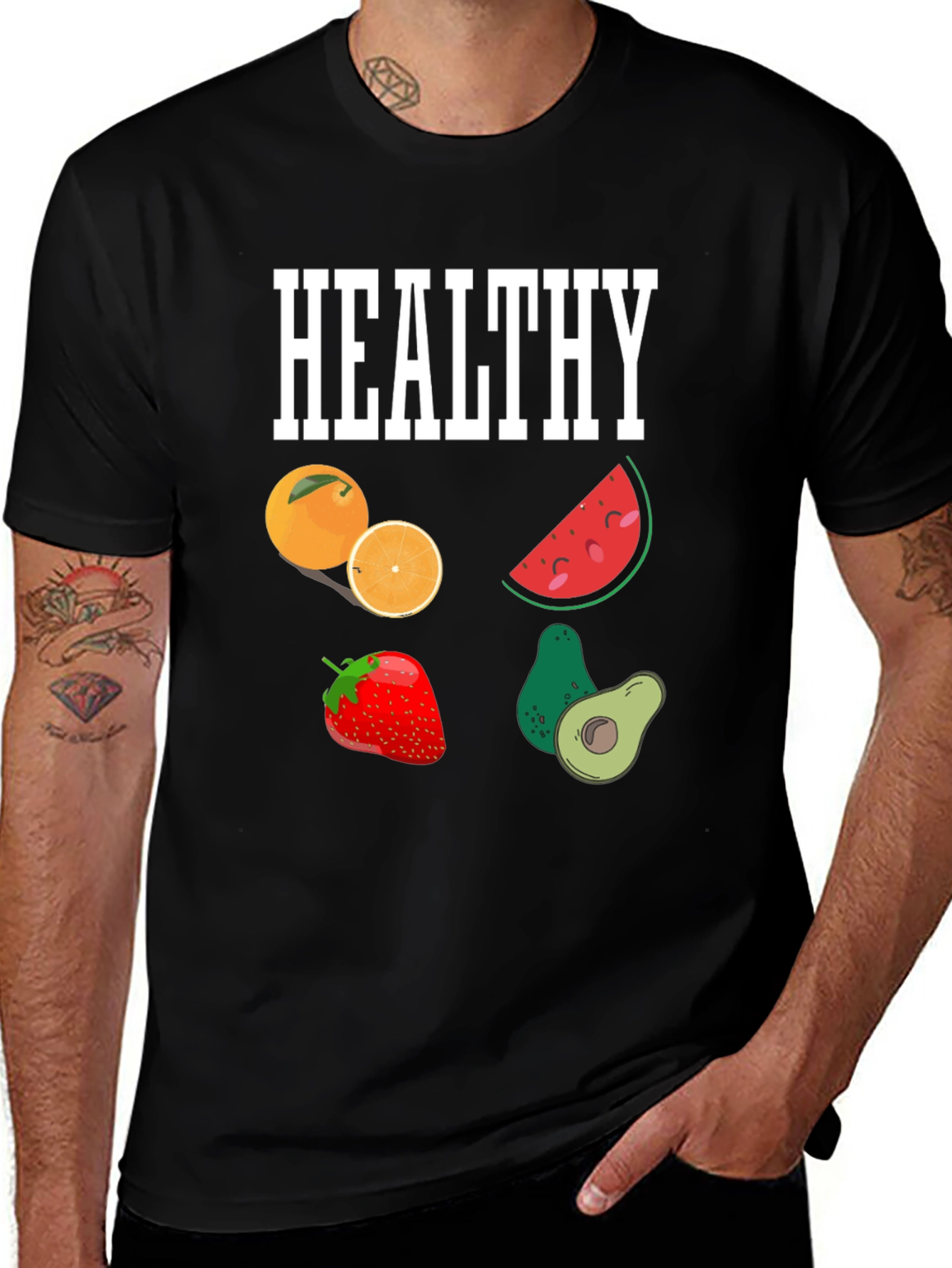 Variant 7 of Healthy Living Graphic Tee
