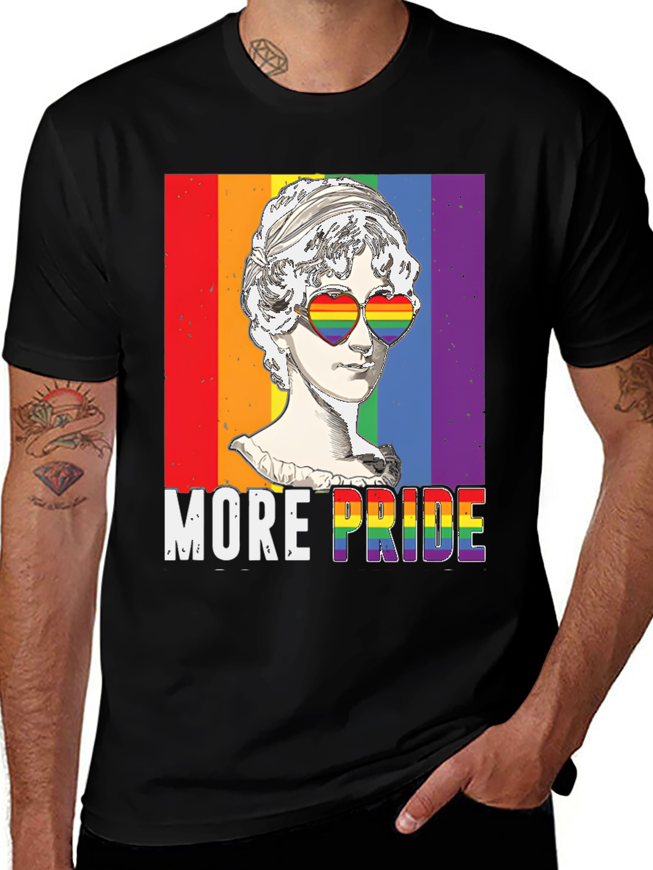 Variant 10 of Pride Statue Graphic Tee