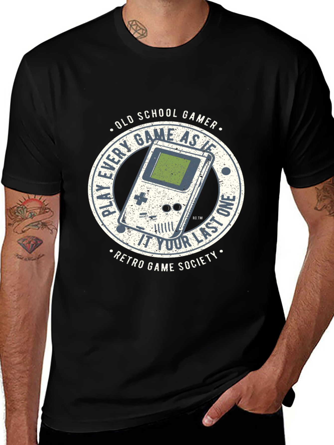 Variant 11 of Retro Game Society T-Shirt - Old School Gamer Tee