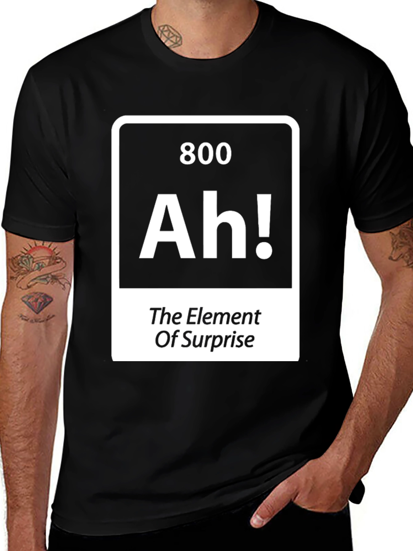 Variant 24 of Element of Surprise Graphic Tee - Funny Science Shirt