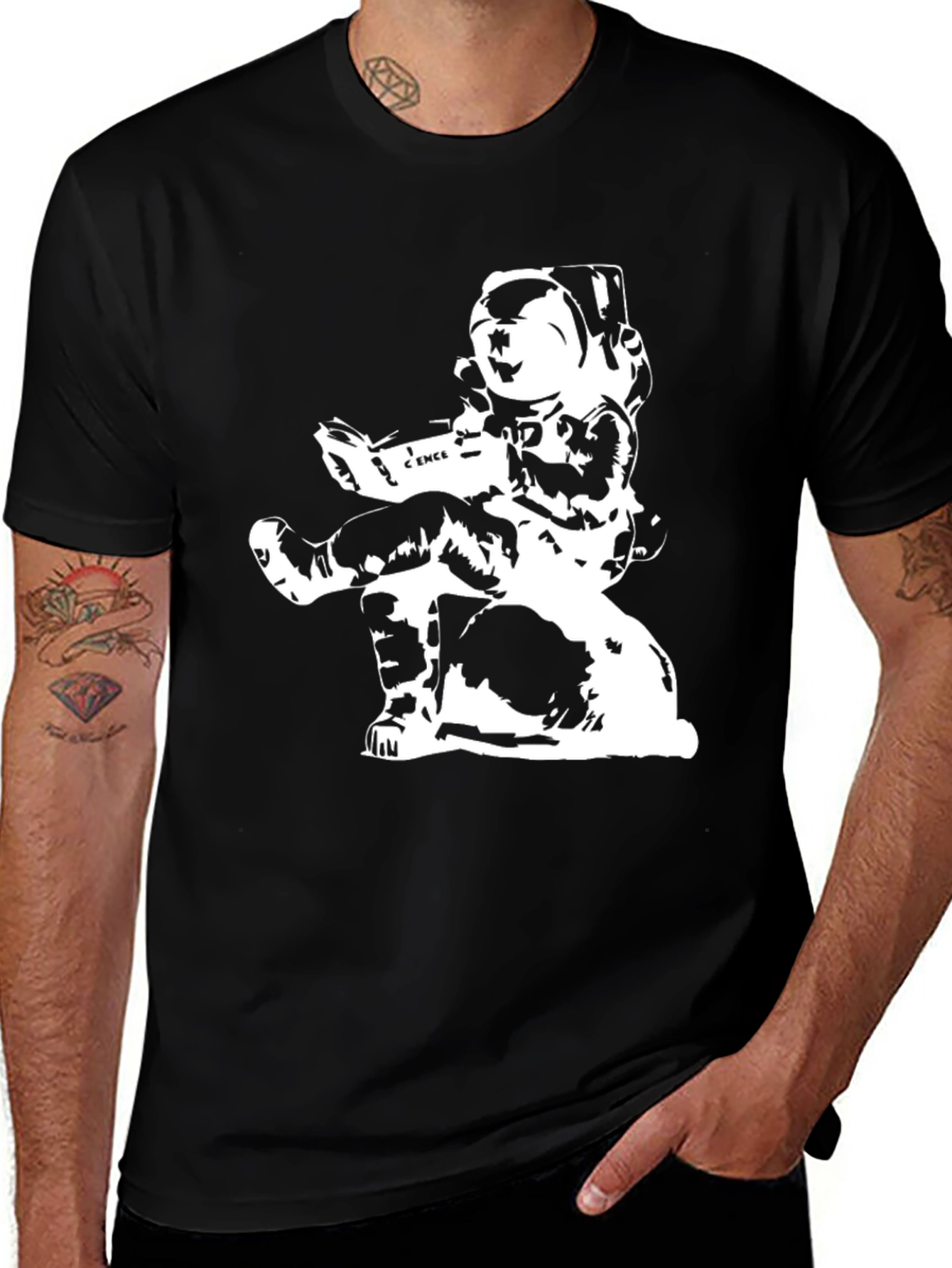 Variant 24 of Astronaut Rabbit Ride Graphic T-Shirt