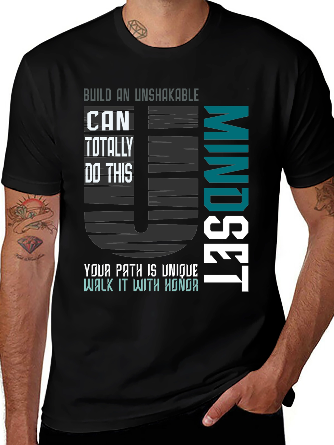 Variant 17 of Unshakable Mindset Graphic T-Shirt