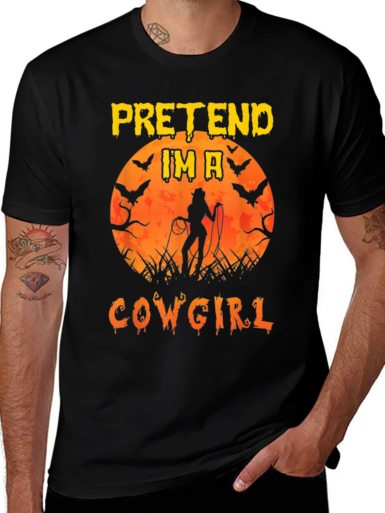 Pretend I'm a Cowgirl Halloween T-Shirt