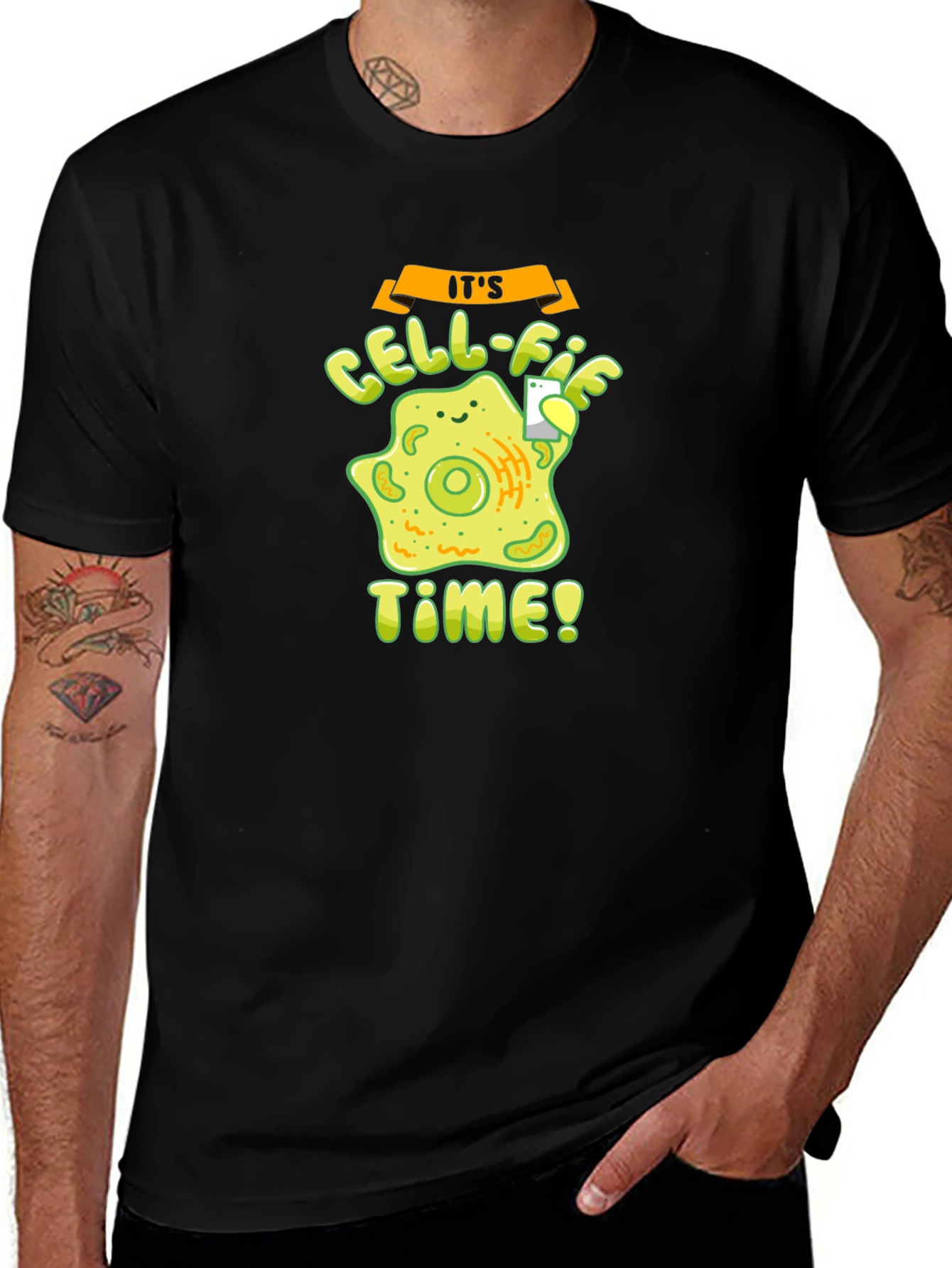 Variant 19 of Cell-fie Time! Novelty Graphic T-Shirt