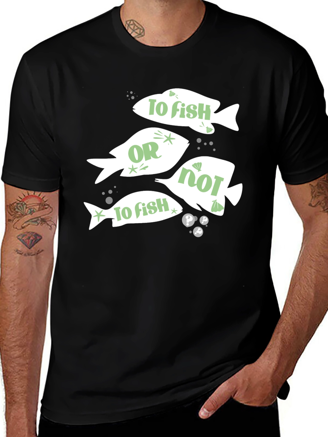 Variant 5 of To Fish Or Not To Fish T-Shirt