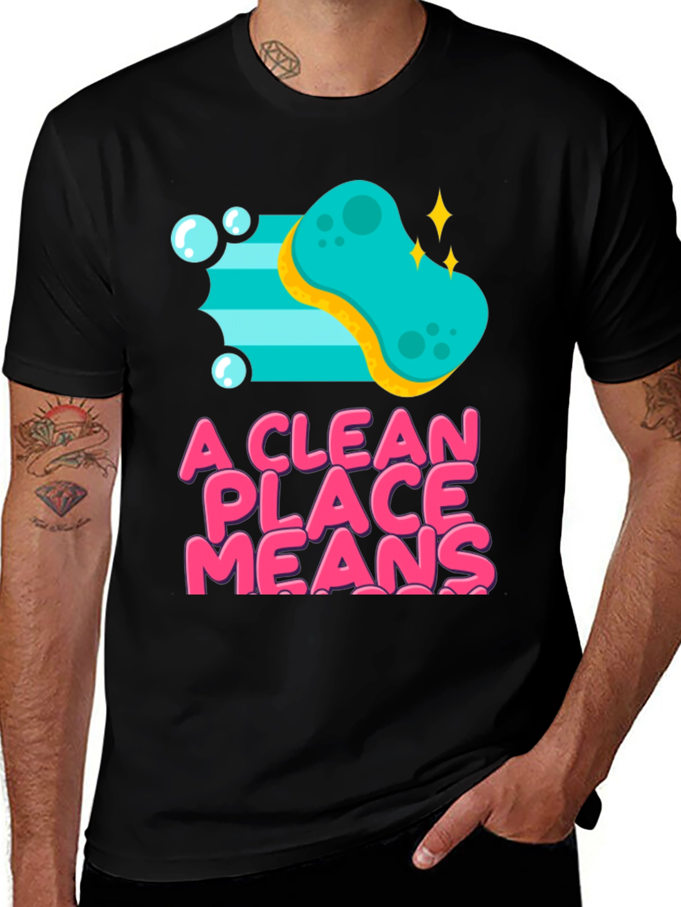 Variant 9 of A Clean Place Means T-Shirt