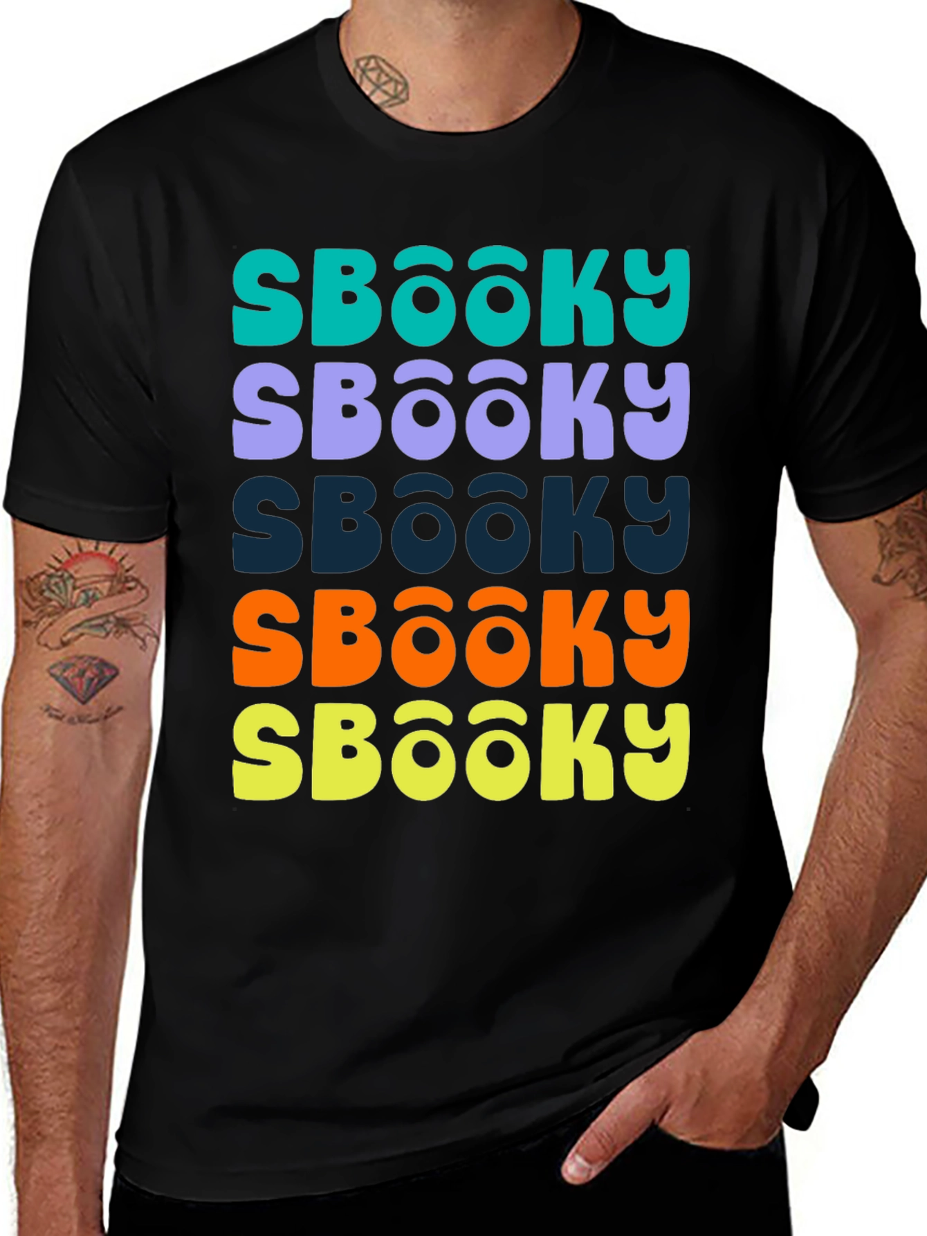 Variant 3 of Spooky Halloween Graphic Tee