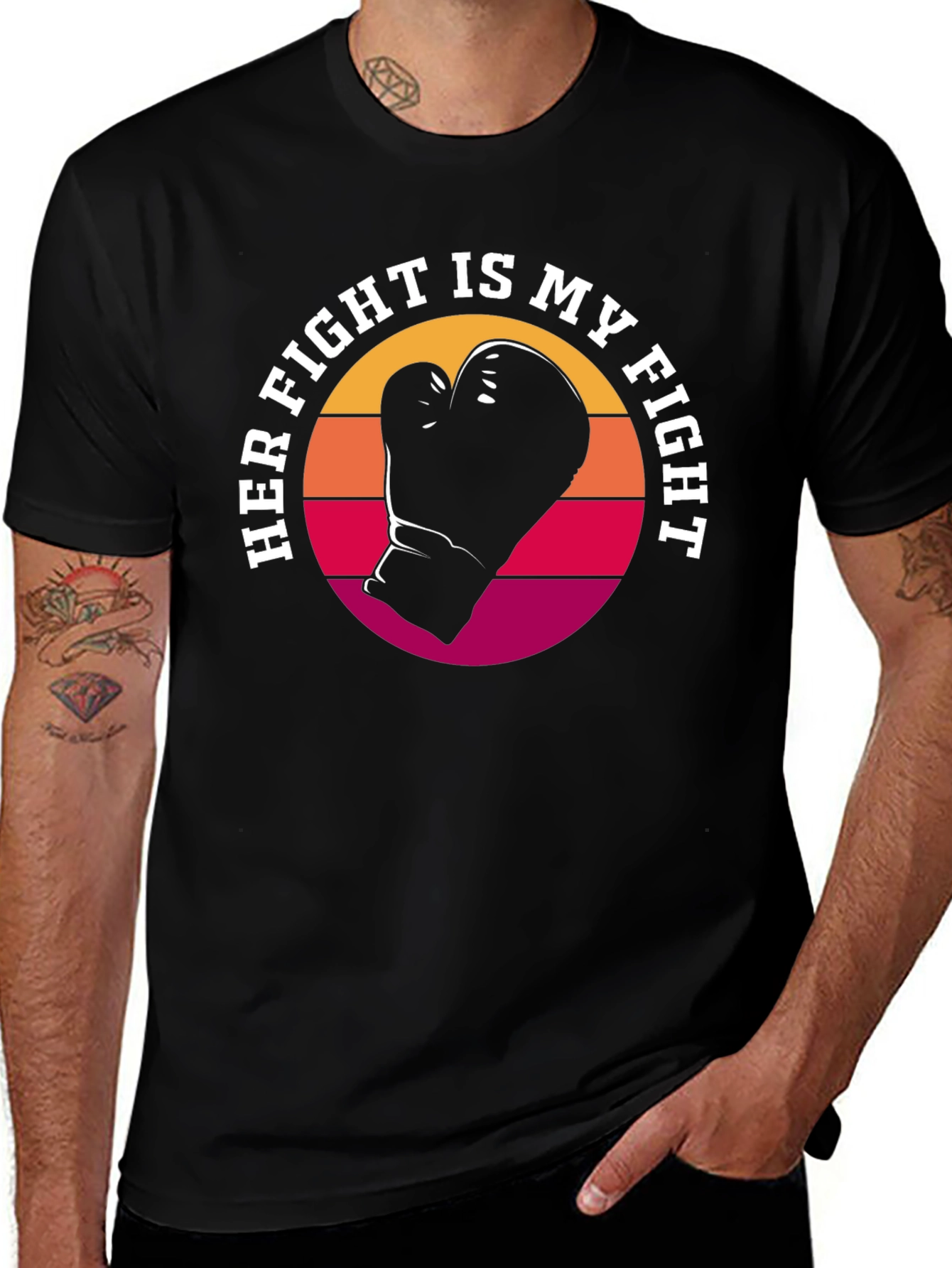 Variant 8 of Her Fight Is My Fight Graphic Tee