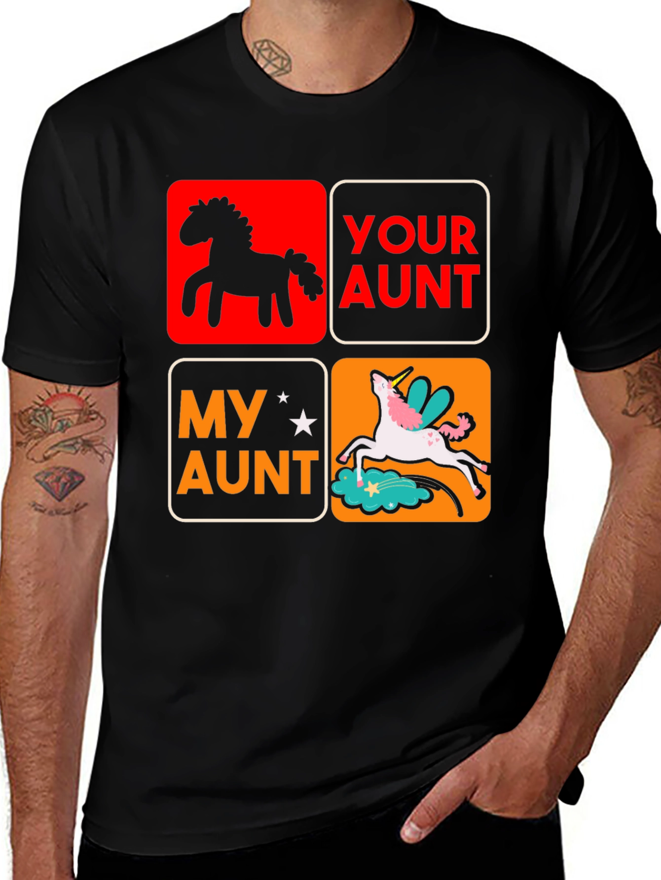 Variant 14 of My Aunt is a Unicorn T-Shirt