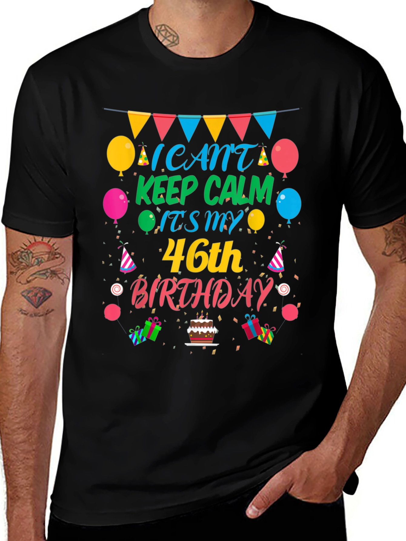 46th Birthday T-Shirt: I Can't Keep Calm