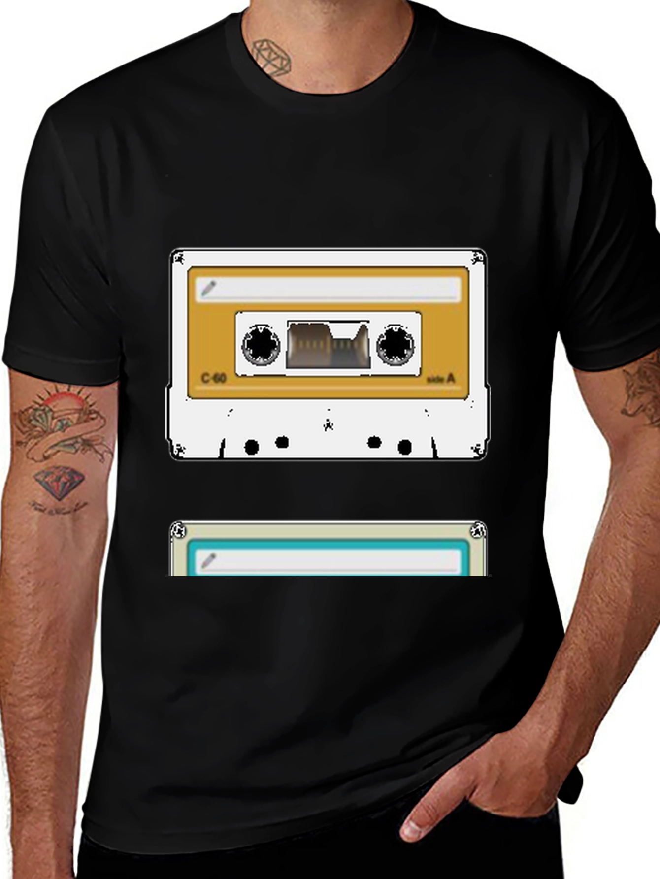 Variant 25 of Retro Cassette Tape Graphic Tee