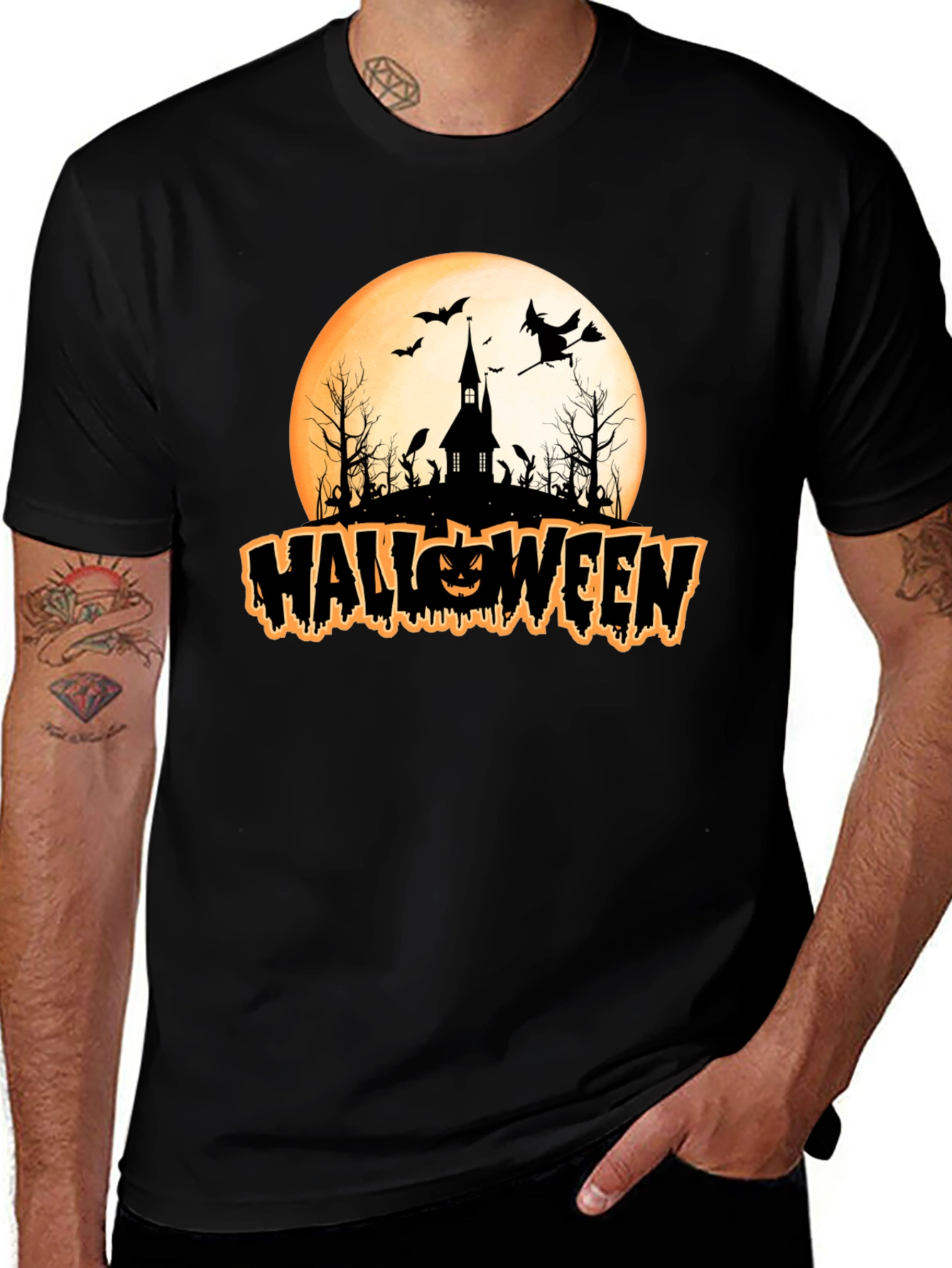 Halloween Graphic T-Shirt: Spooky Season Style