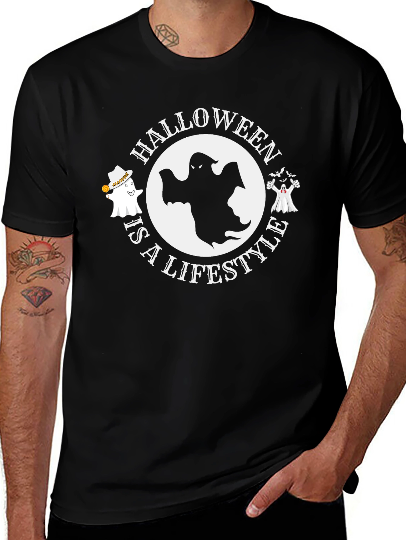 Halloween is a Lifestyle Black T-Shirt