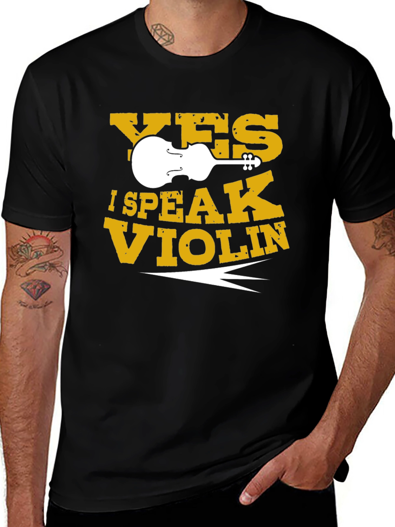 Variant 18 of Yes I Speak Violin T-Shirt