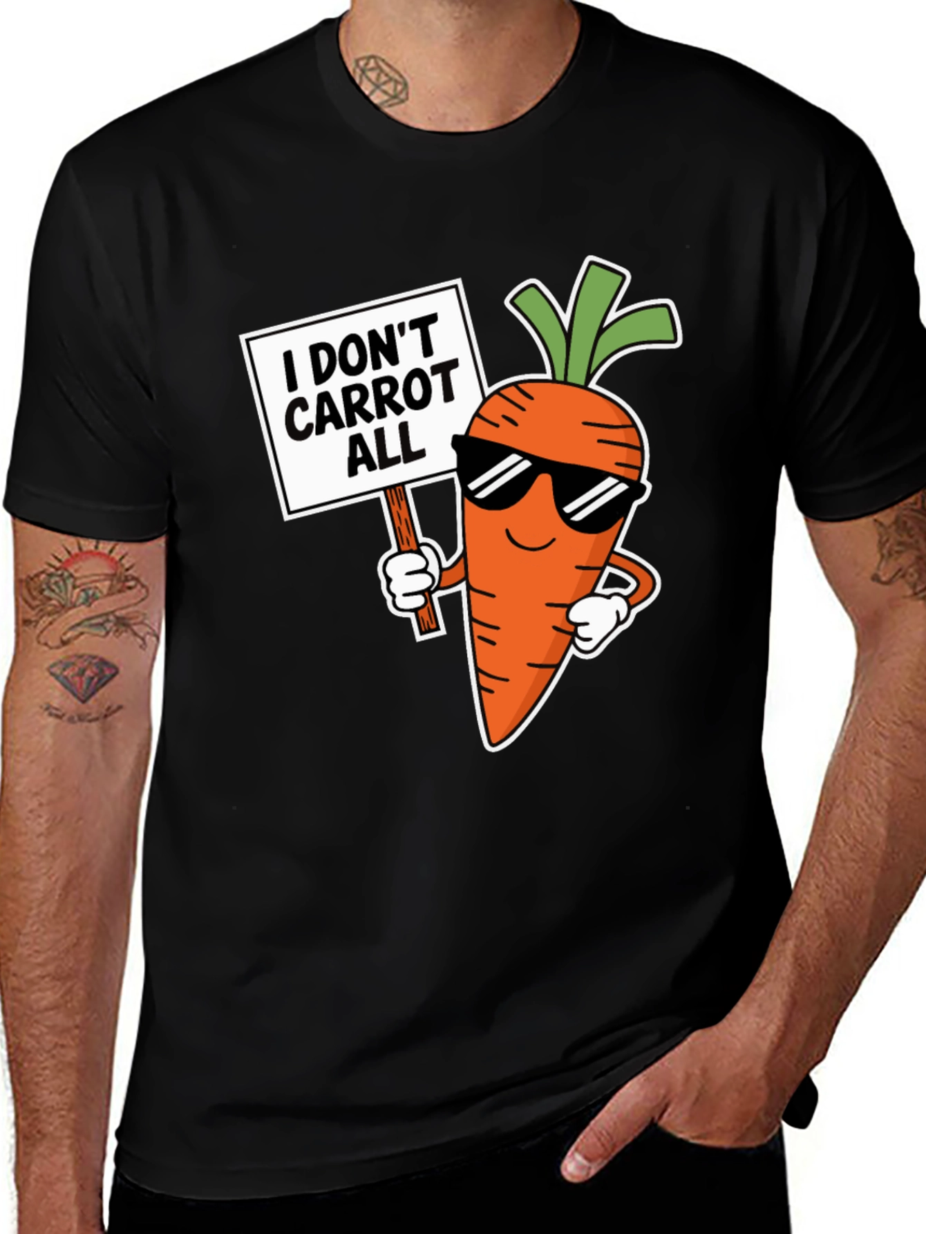 Variant 12 of Funny I Don't Carrot All Graphic T-Shirt