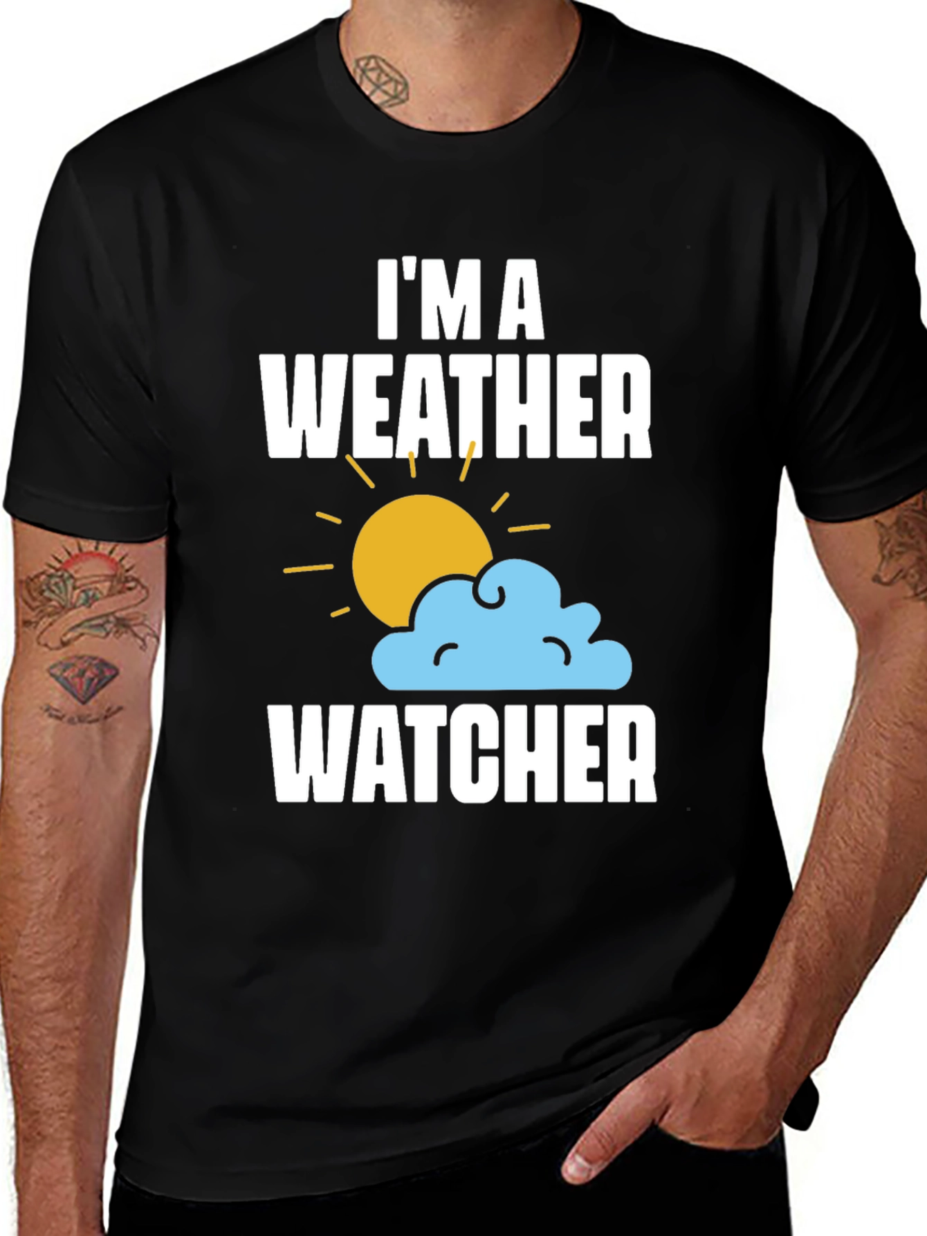 Variant 30 of I'm A Weather Watcher T-Shirt - Weather Enthusiast Tee