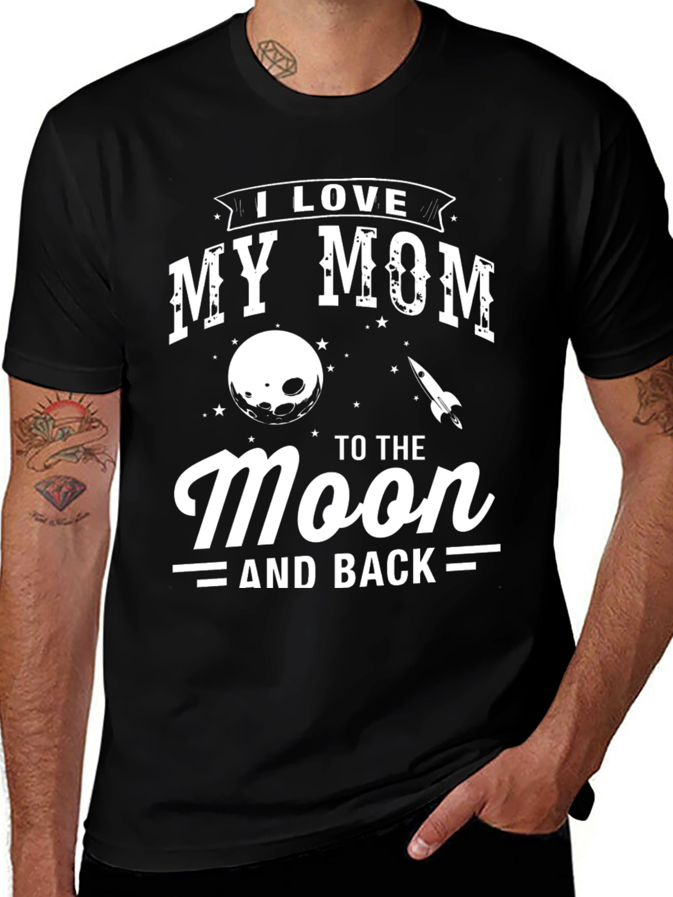 Variant 21 of I Love My Mom to the Moon and Back T-Shirt