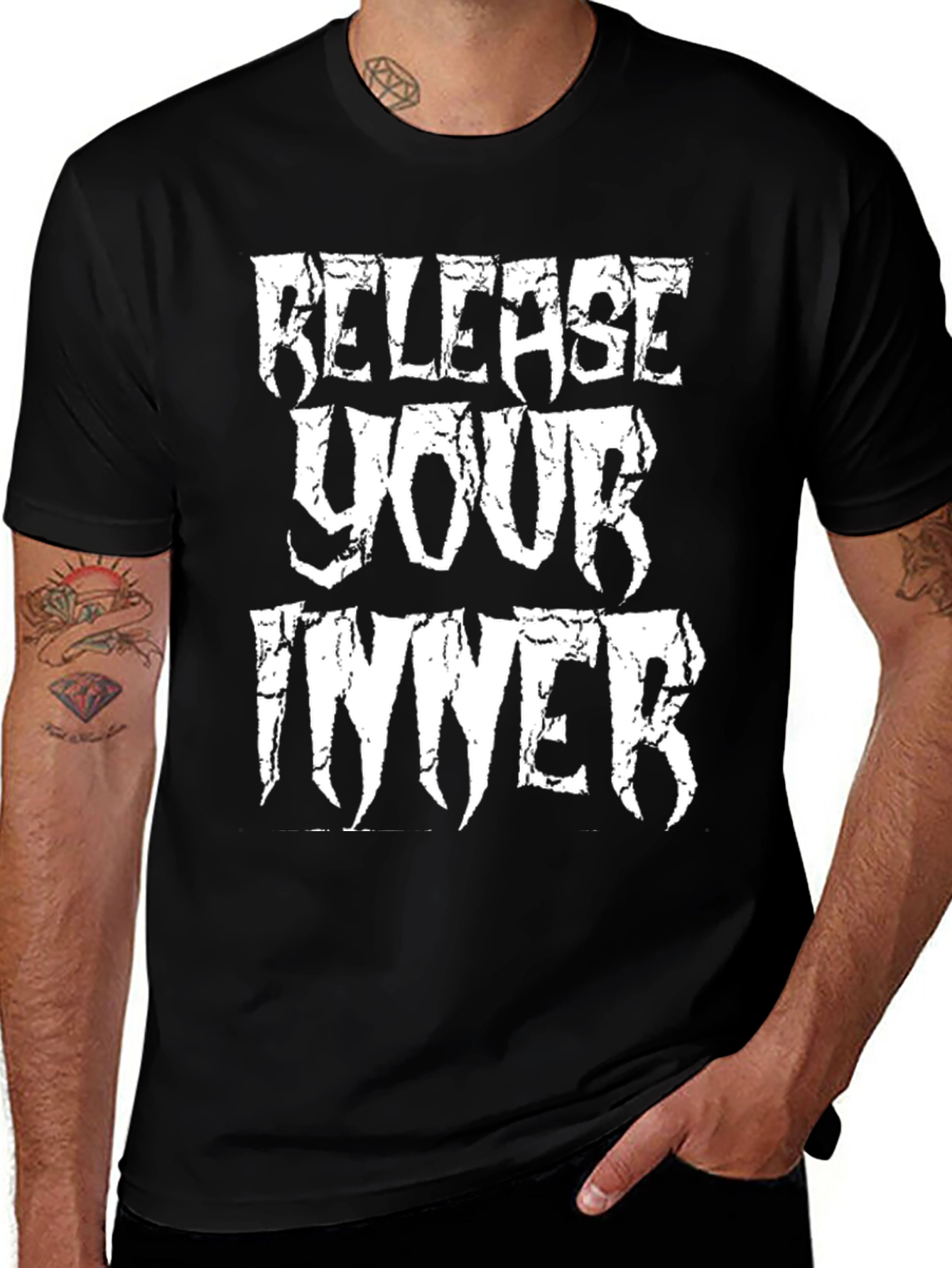 Variant 4 of Release Your Inner T-Shirt - Bold Graphic Tee