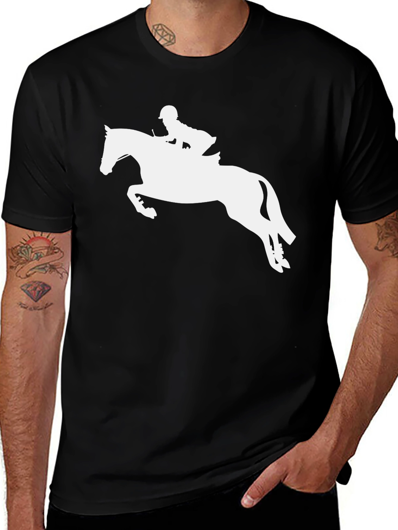 Variant 9 of Equestrian Horseback Riding T-Shirt
