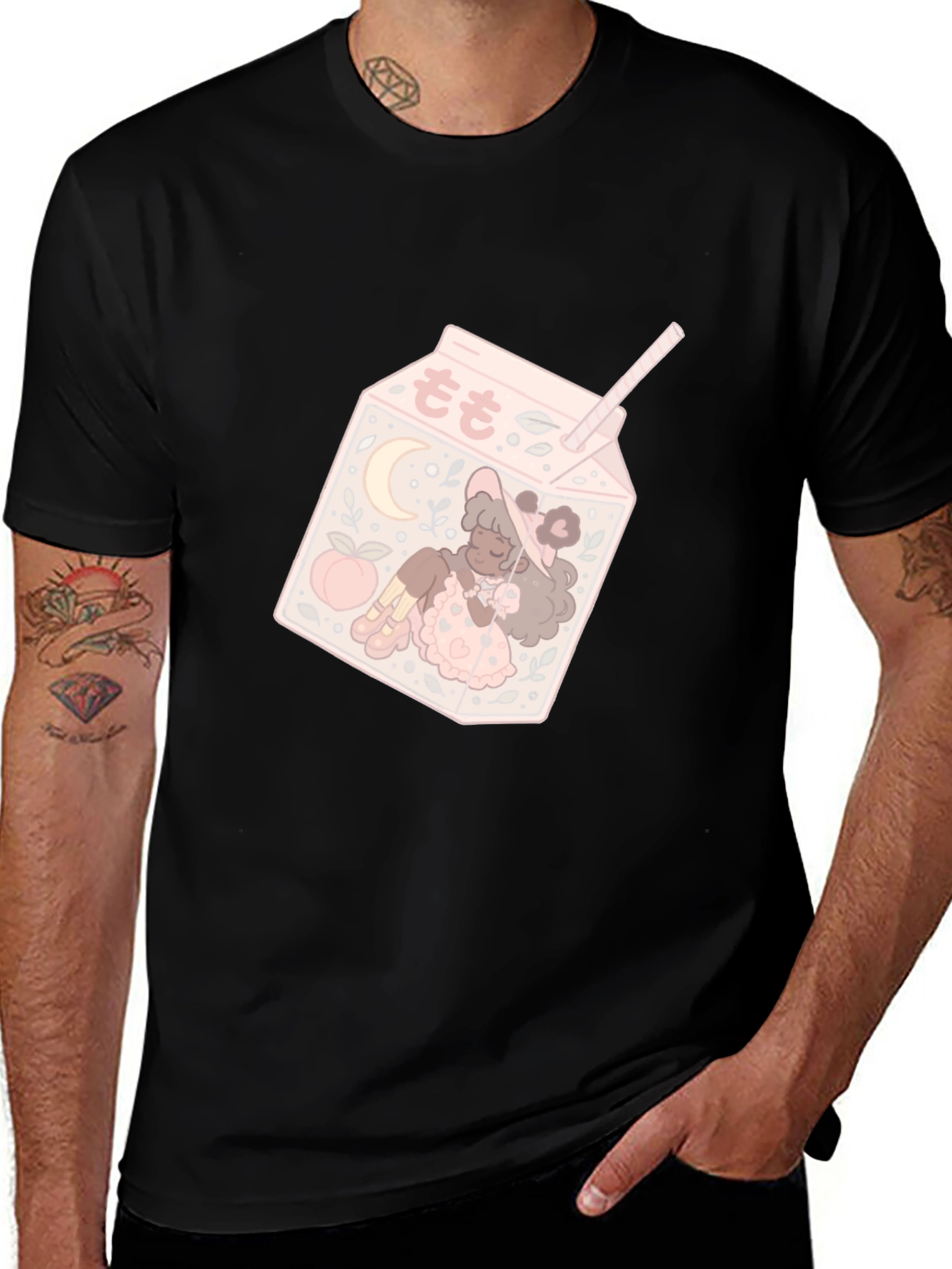 Variant 13 of Anime Milk Box T-Shirt