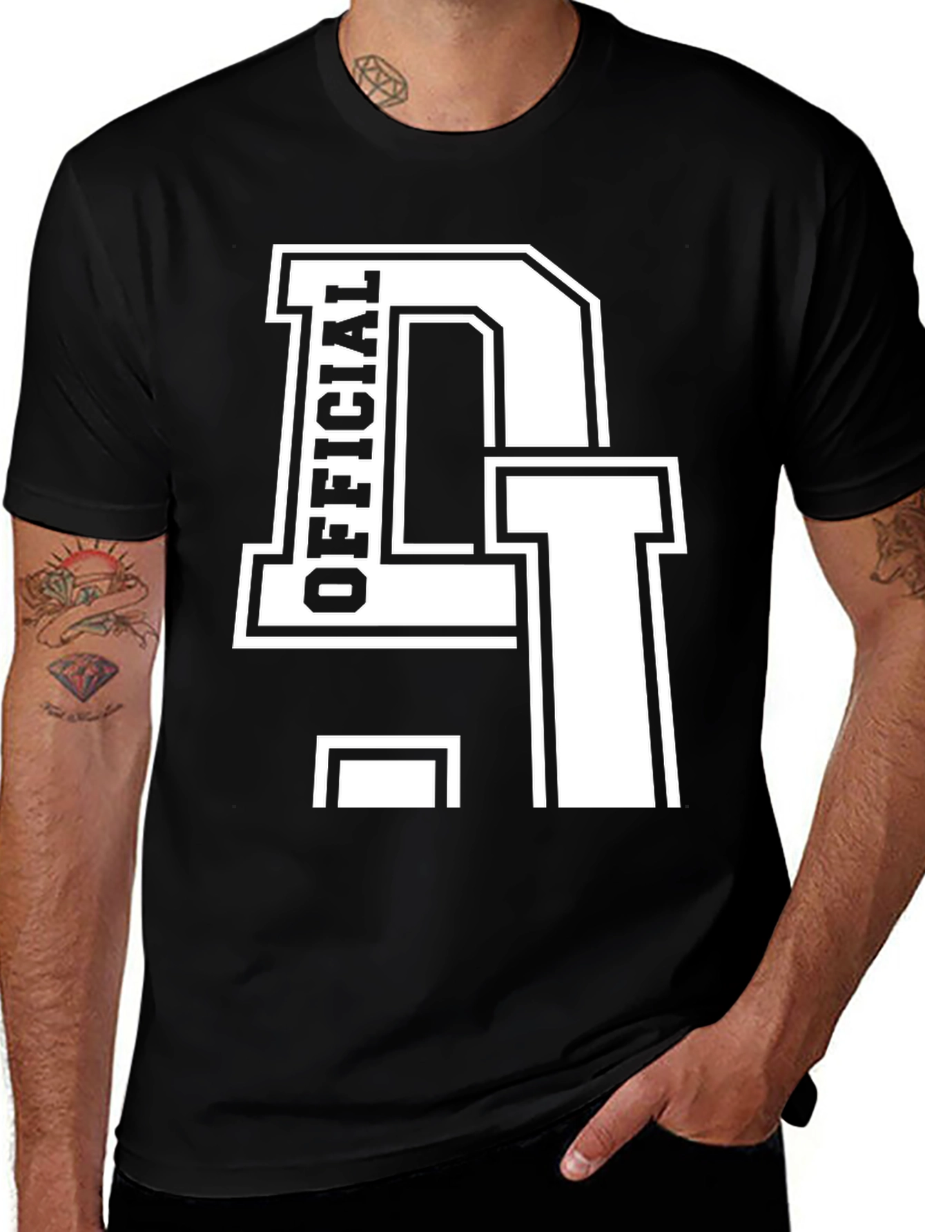 Variant 10 of Official D1 Black T-Shirt