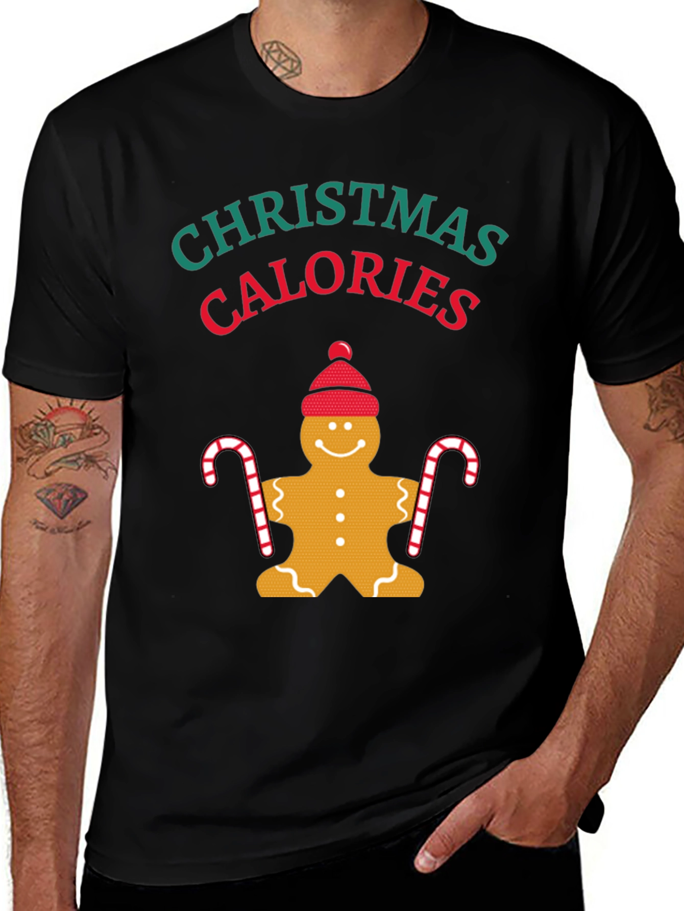 Variant 18 of Christmas Calories Gingerbread T-Shirt