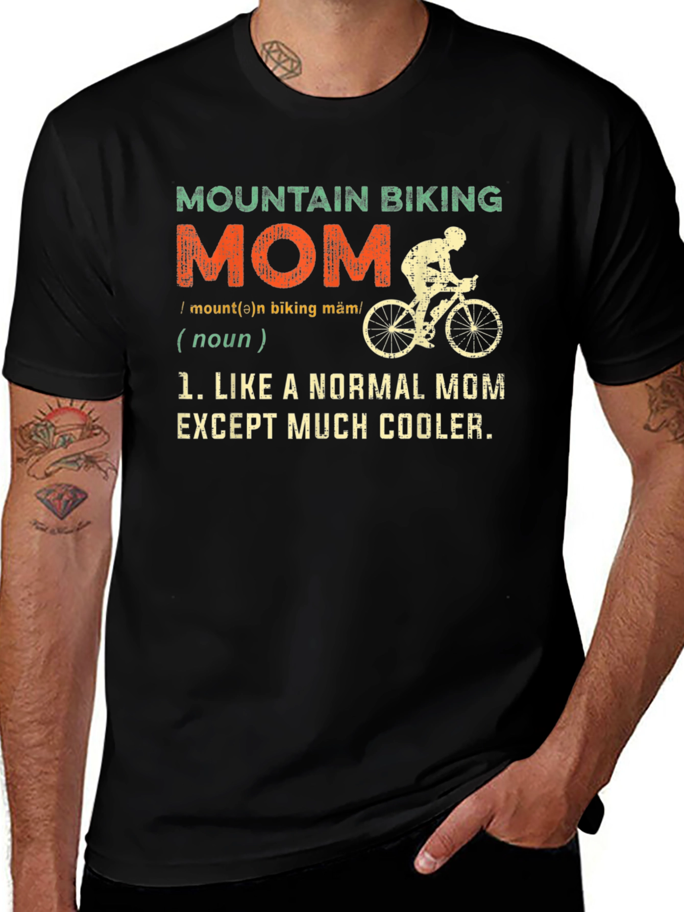 Variant 24 of Mountain Biking Mom T-Shirt - Cool Mom Gift