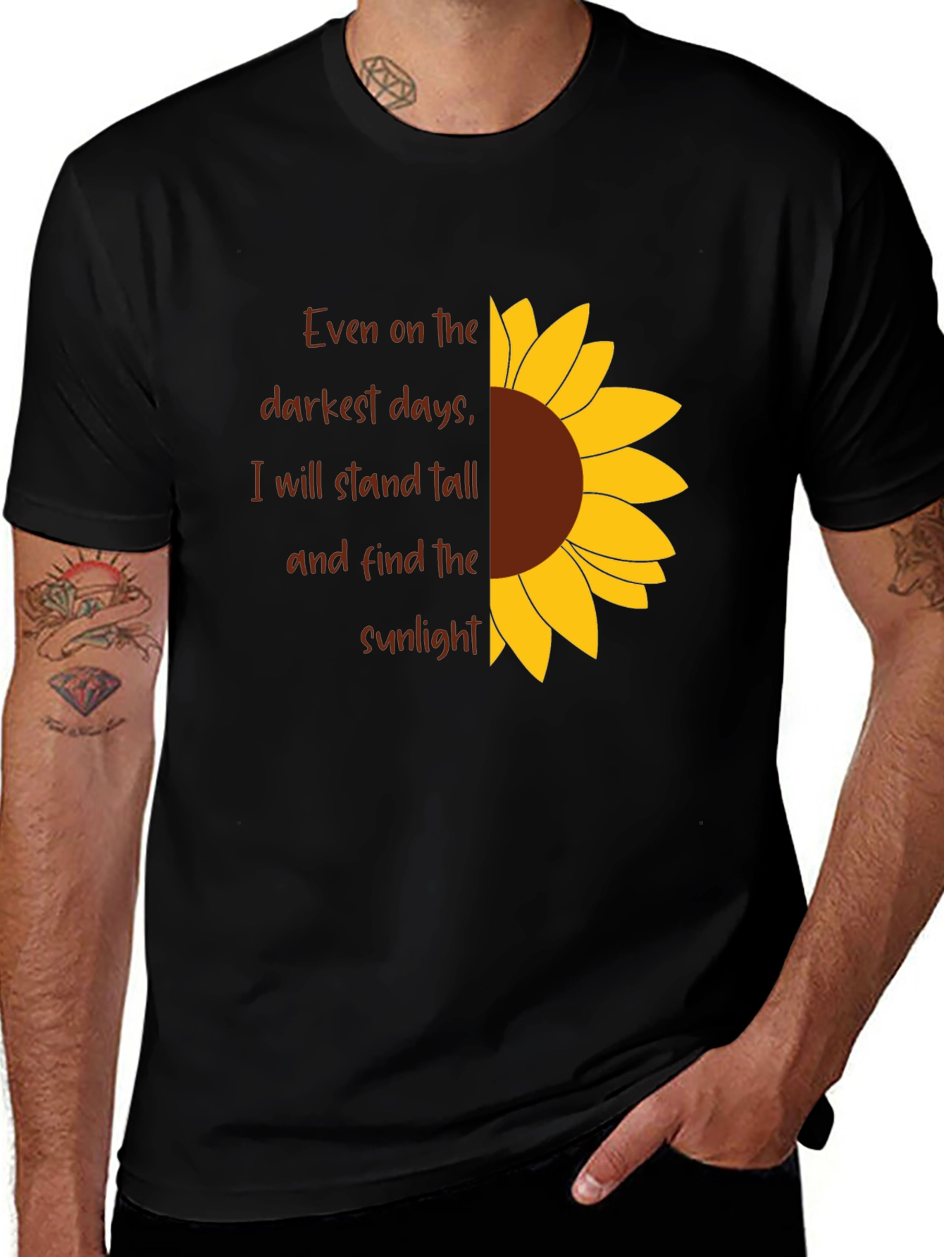 Variant 13 of Sunflower Stand Tall Graphic Tee