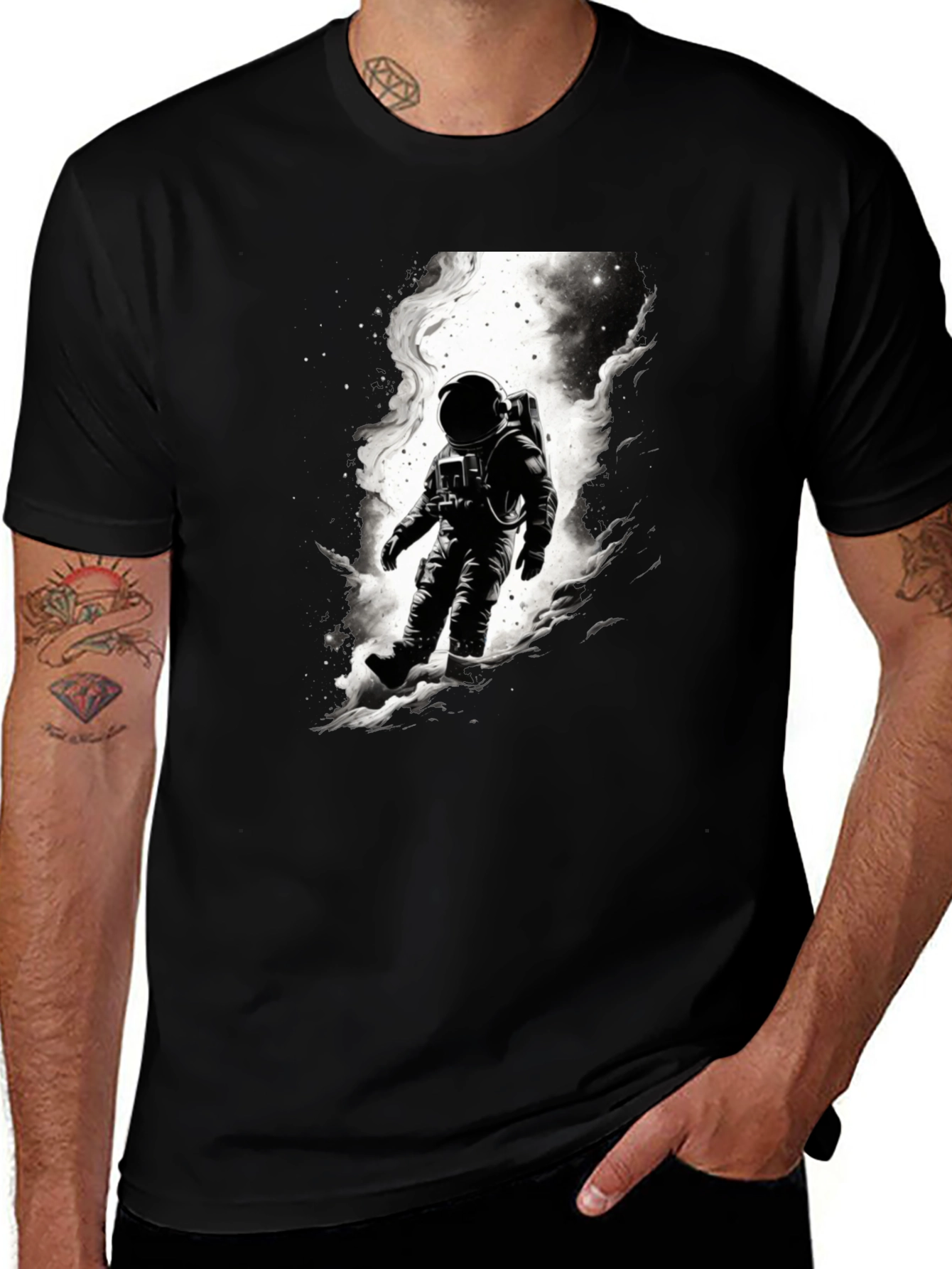 Variant 28 of Astronaut in Space Graphic T-Shirt