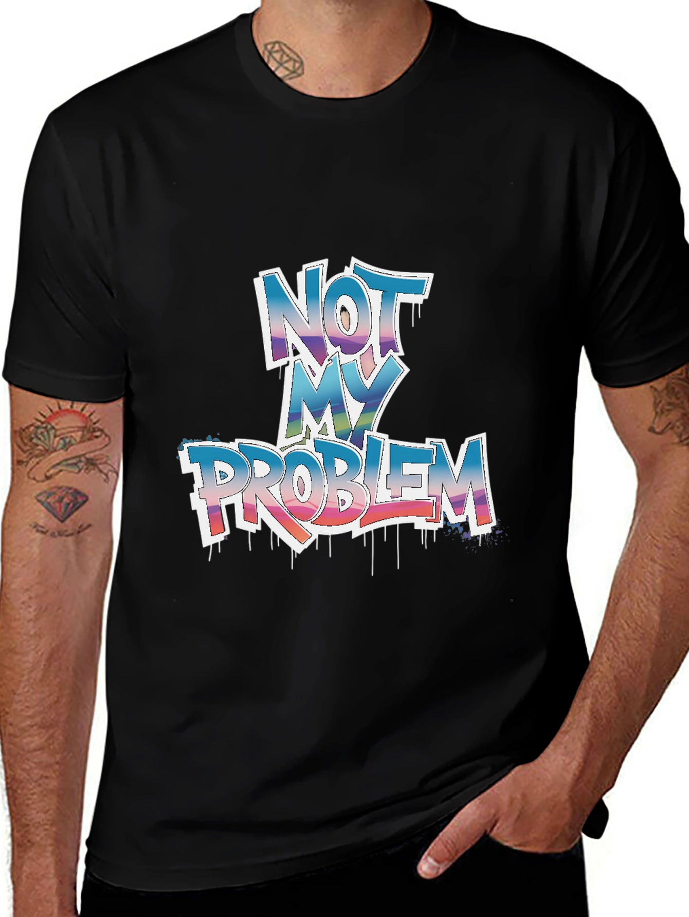 Variant 24 of Not My Problem Graphic Tee - Unisex