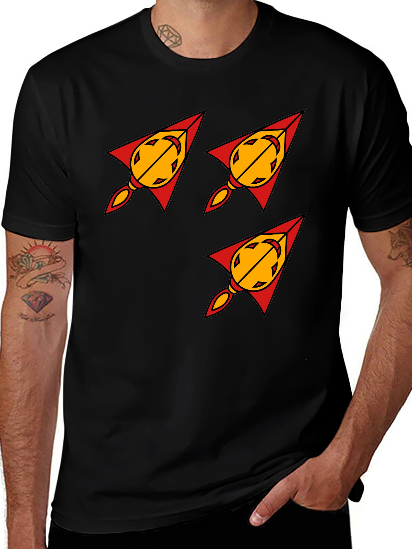 Variant 7 of Rocket Arrow T-Shirt - Bold Graphic Tee